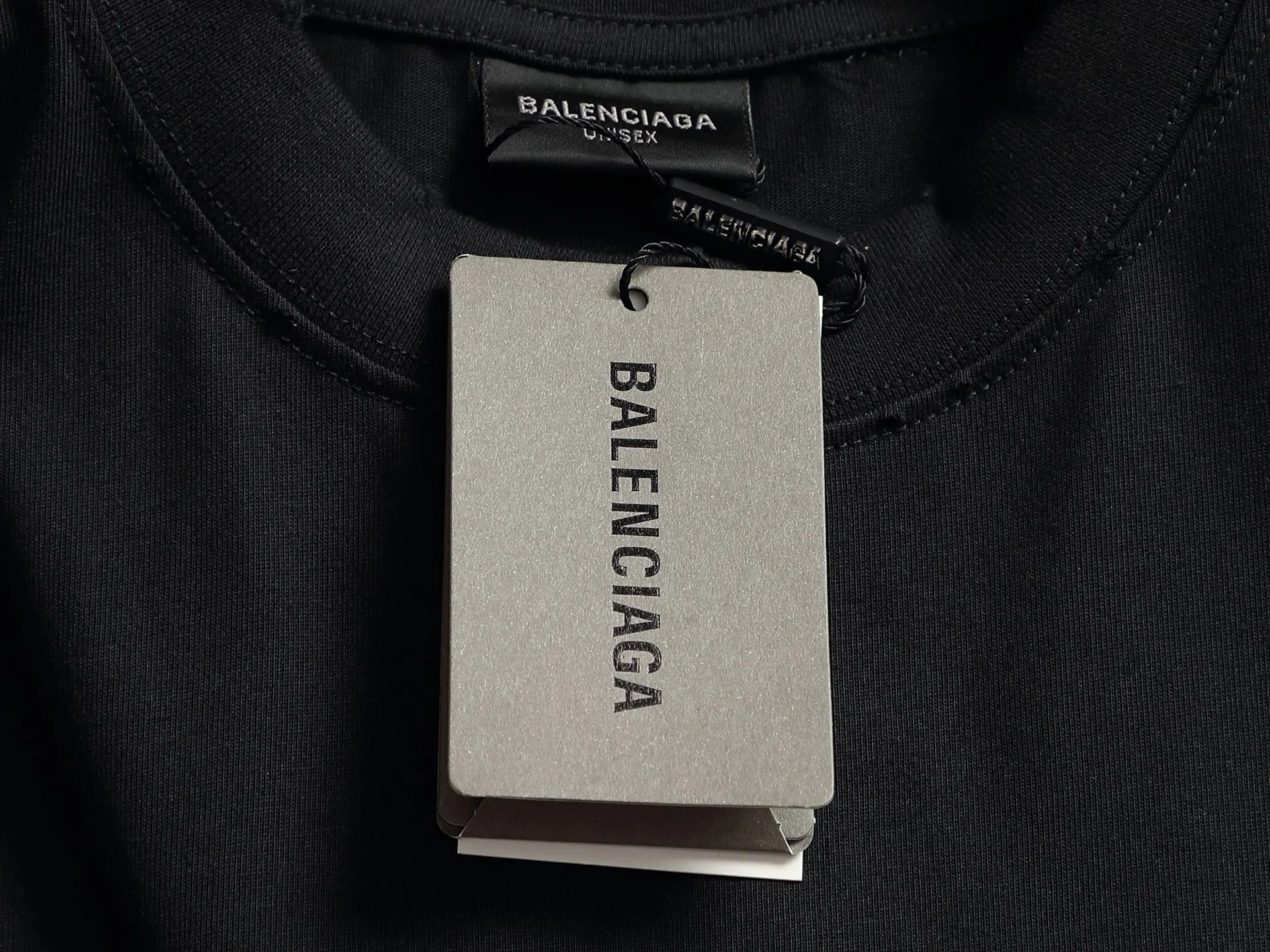Balenciaga 黑色 Logo 短袖T恤