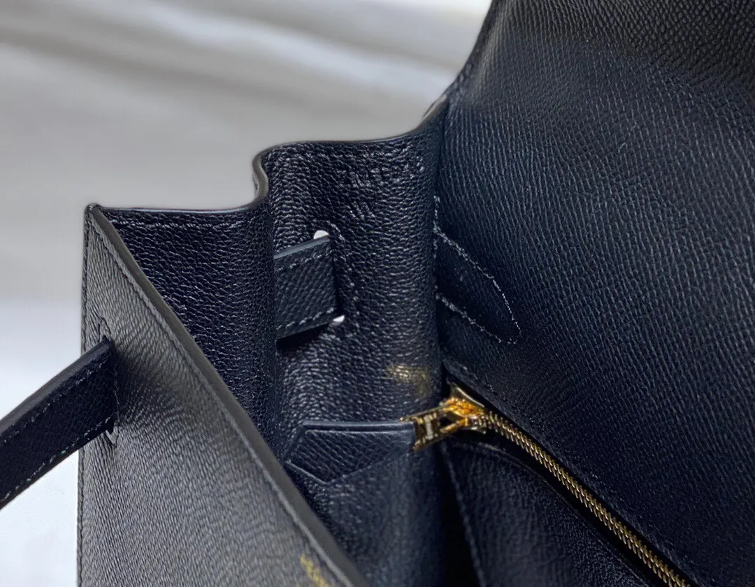 Hermès Kelly 黑色 手提包 25cm