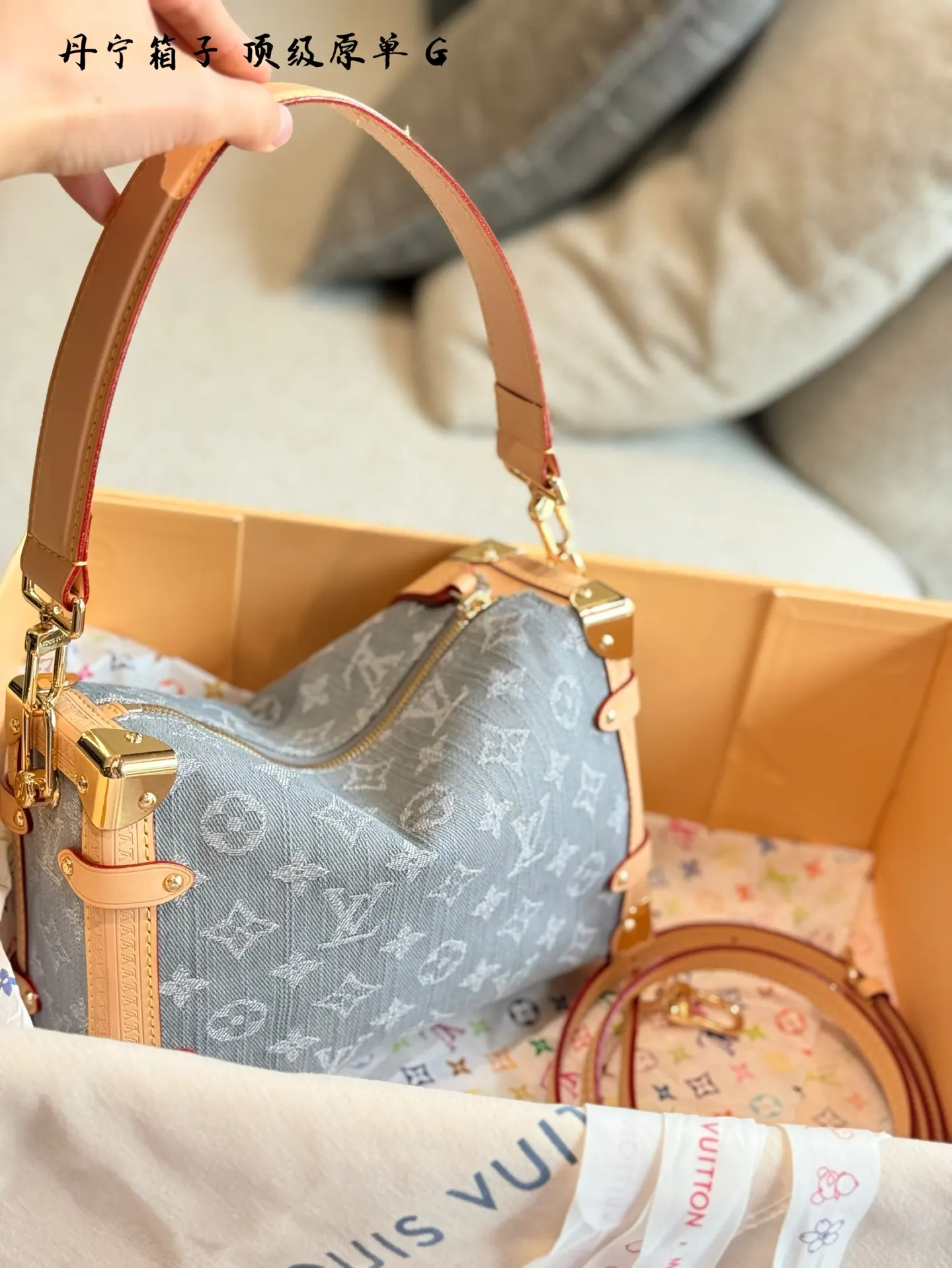 Gray Crossbody Bag Lightweight