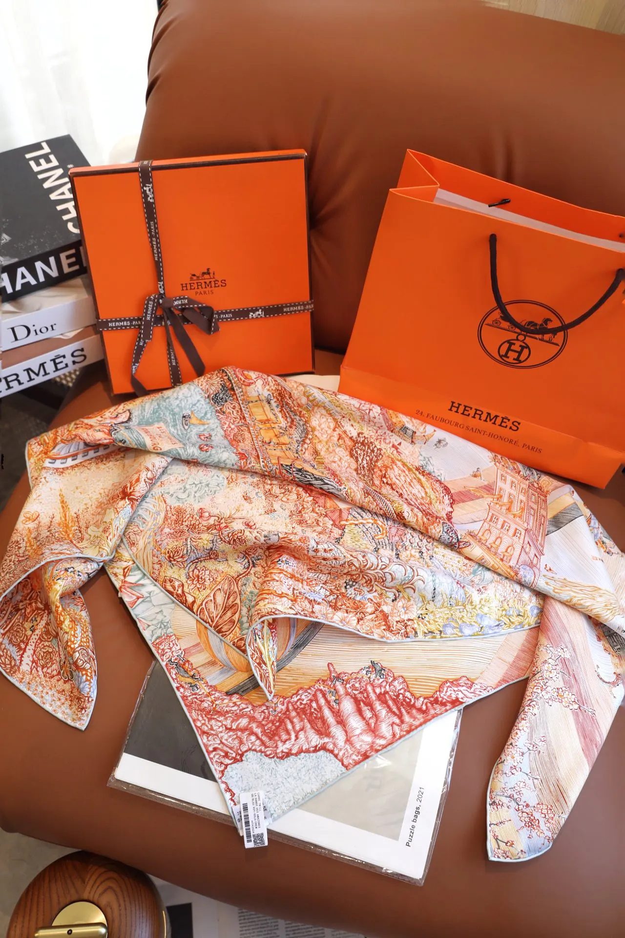 Hermès 丝巾 精致配饰