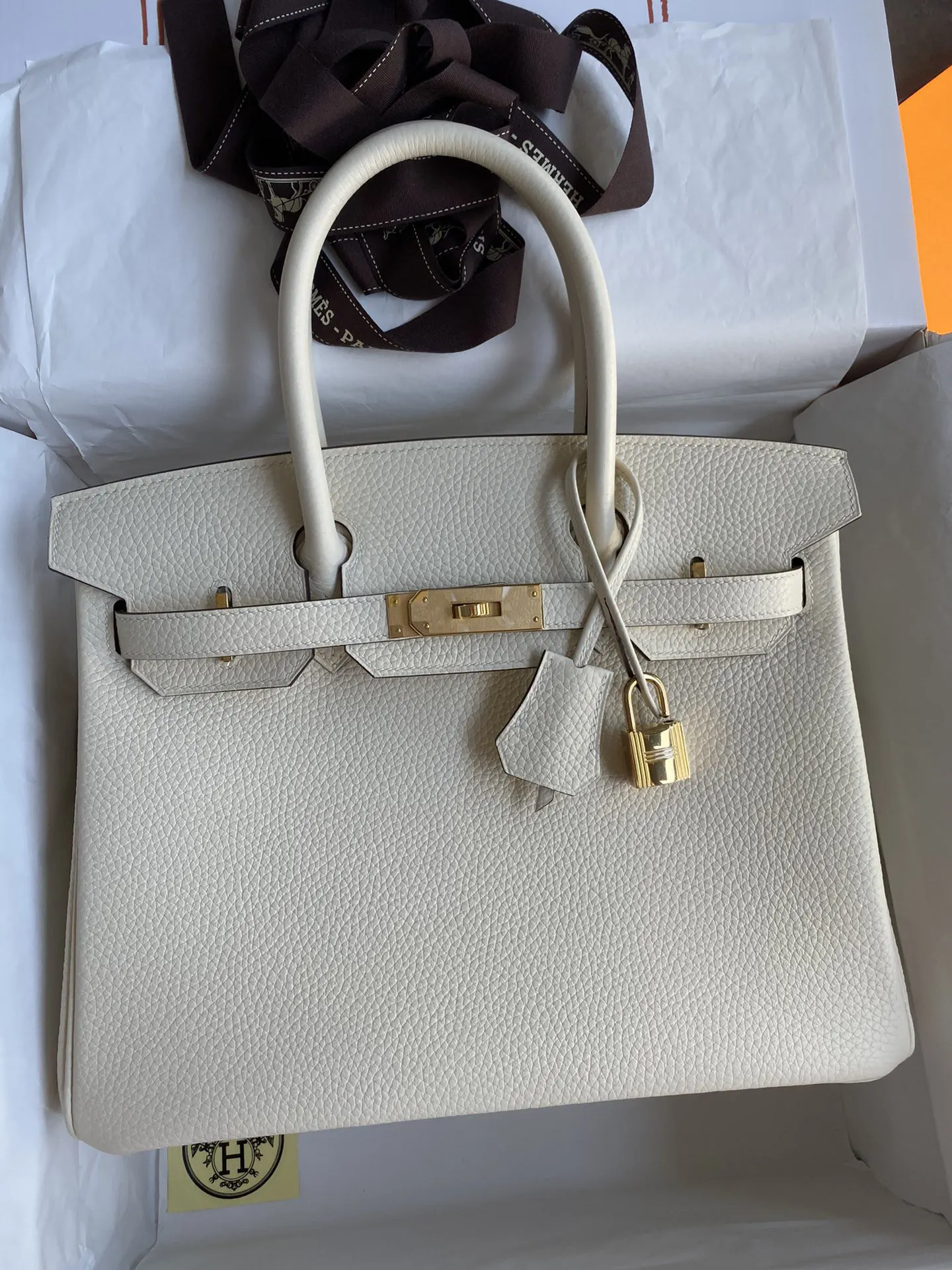 Hermès Birkin 蓝色 Togo 手提包