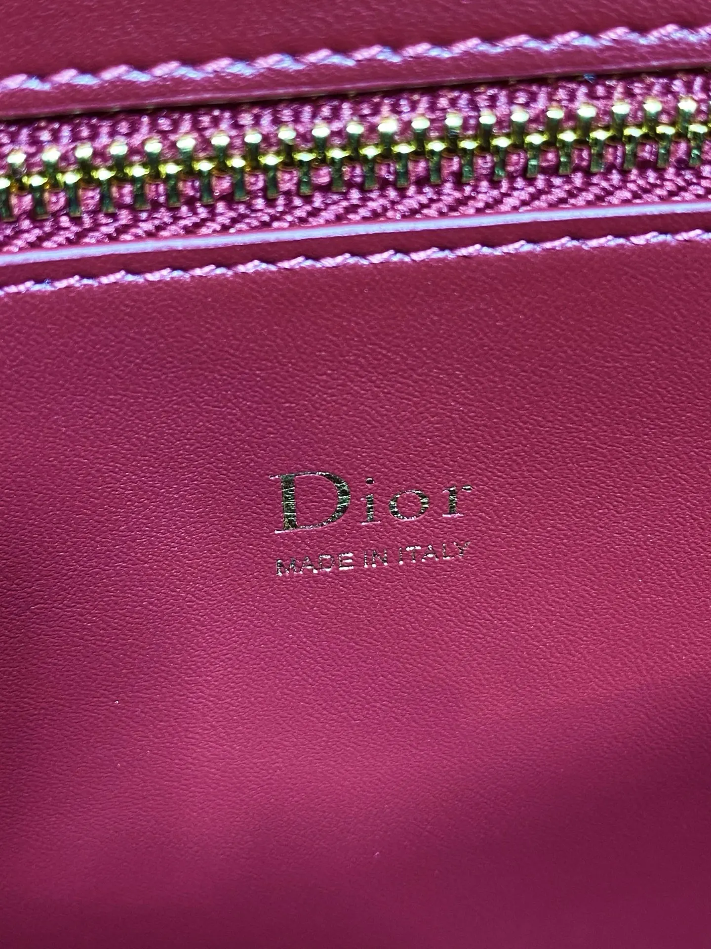 Dior Lady Dior 酒红色手提斜挎包 格纹款