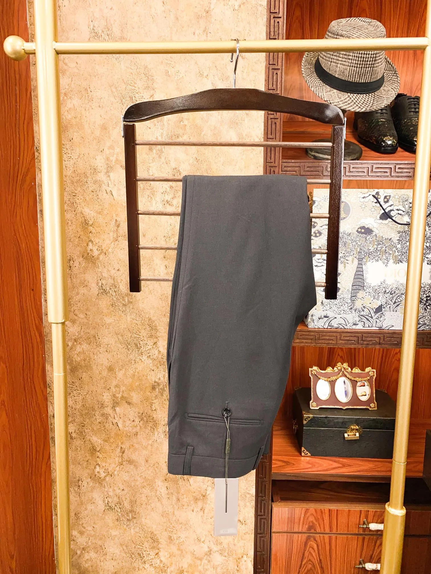 Dior Gray Jacket Stand Collar