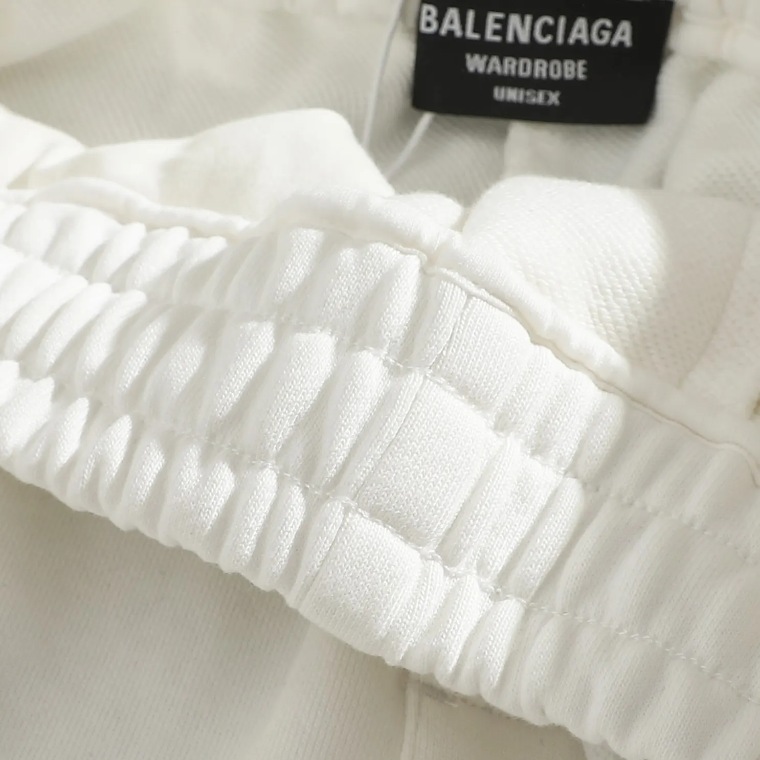Balenciaga White Logo Short Sleeve T-Shirt Street