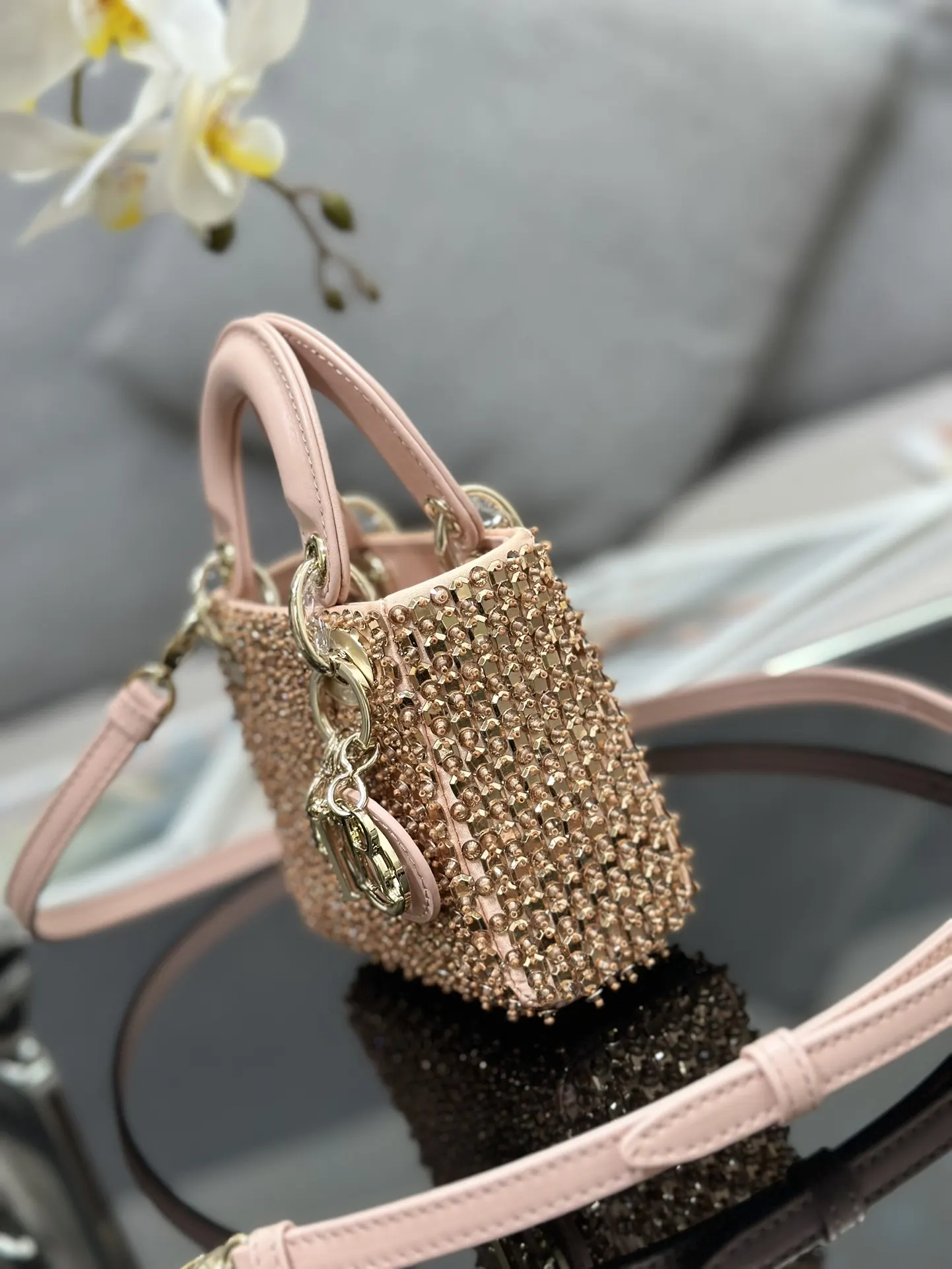 Dior Gold Chain Bag