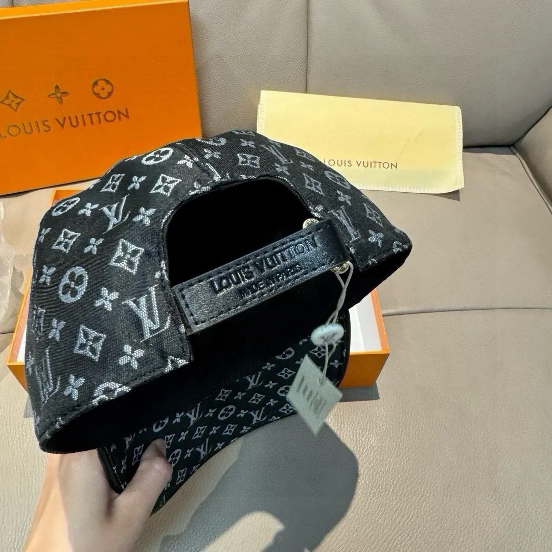 LV 提花 牛皮 棒球帽 日常休闲款