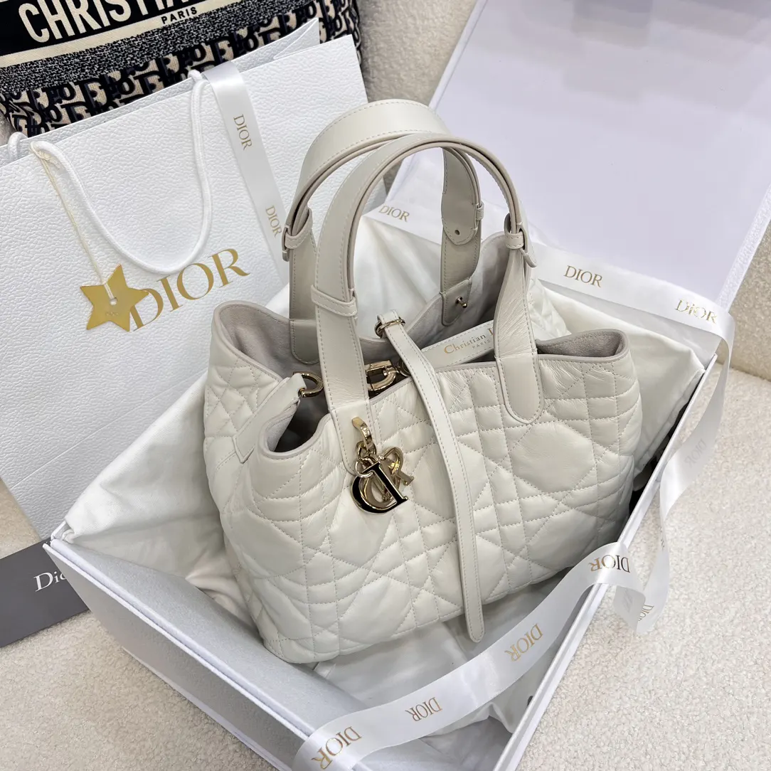 White Tote Bag Leather