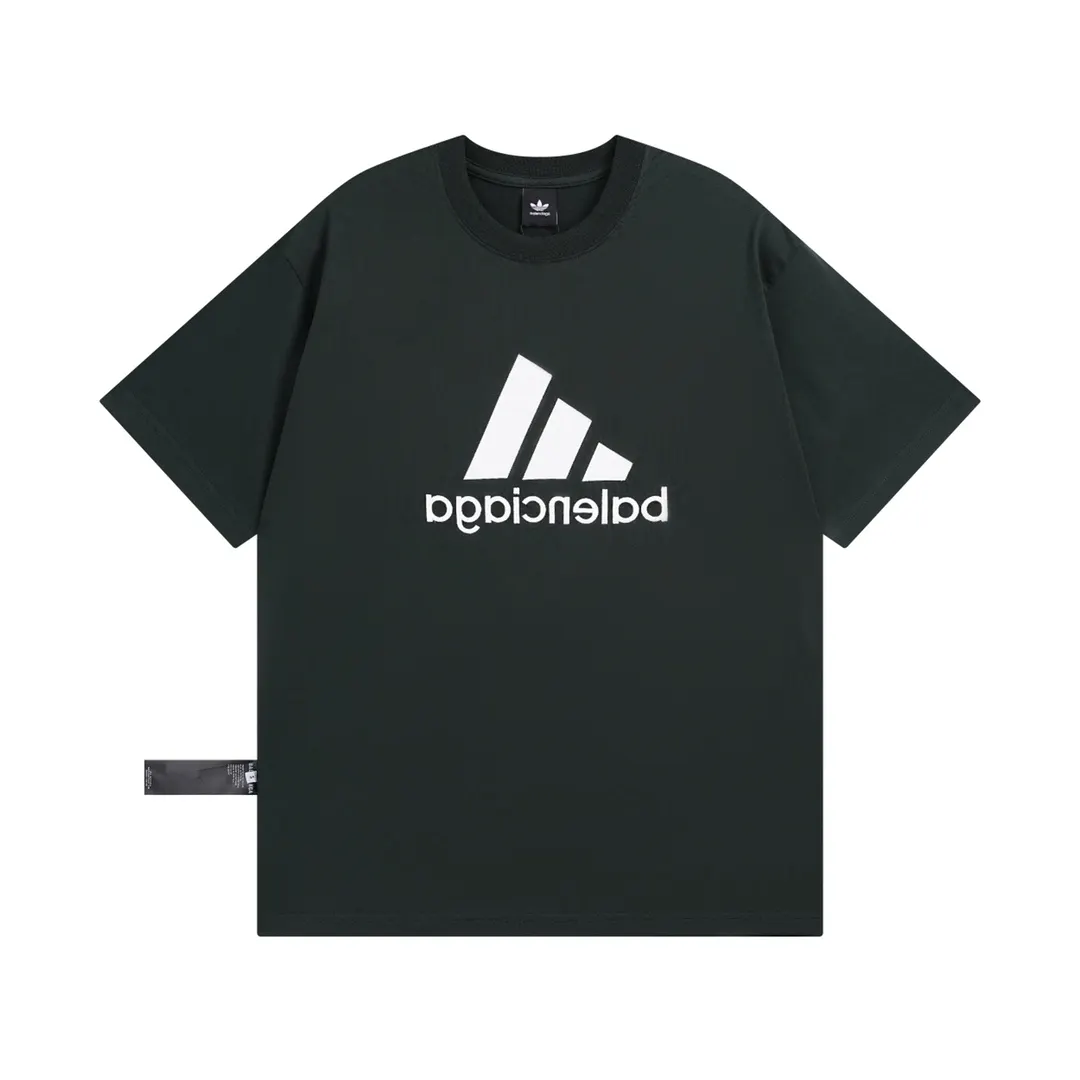 Adidas 白色 字母 刺绣 短袖T恤 日常百搭款 款2