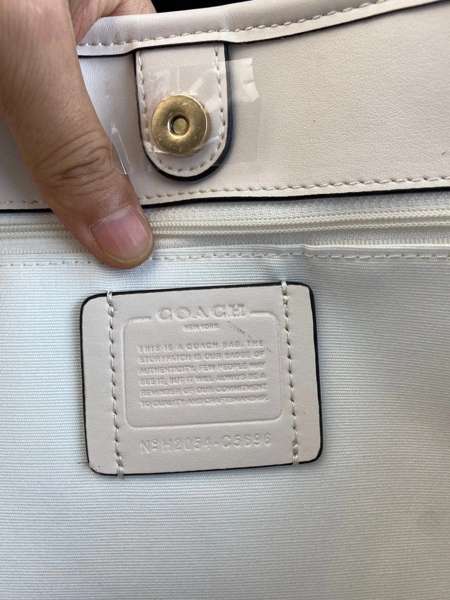 Coach 帆布 内置拉链袋 托特包 大容量托特款