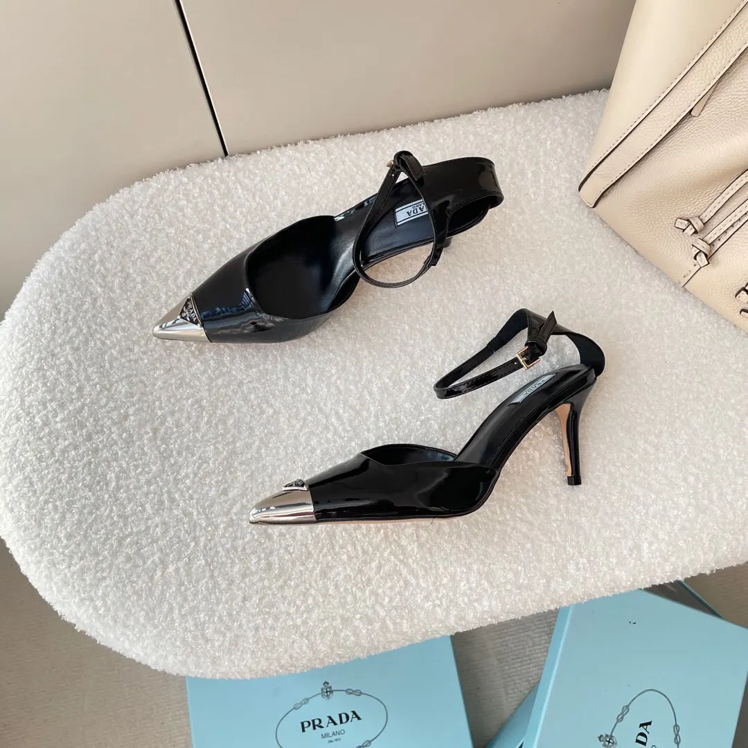 Prada 皮革 拖鞋