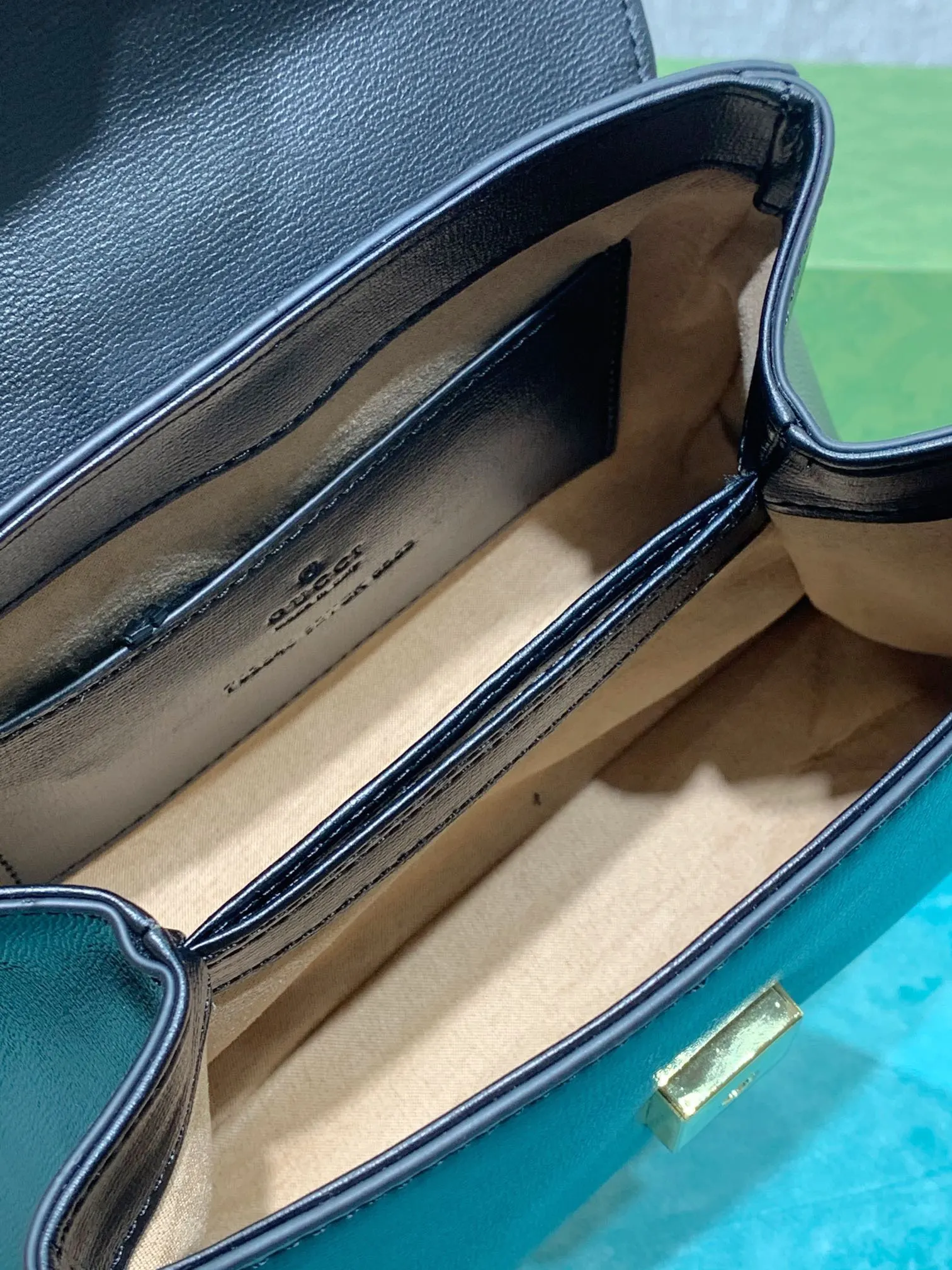 Gucci 棕色 帆布 Horsebit 系列手提包 作为 Hors 通勤手提款