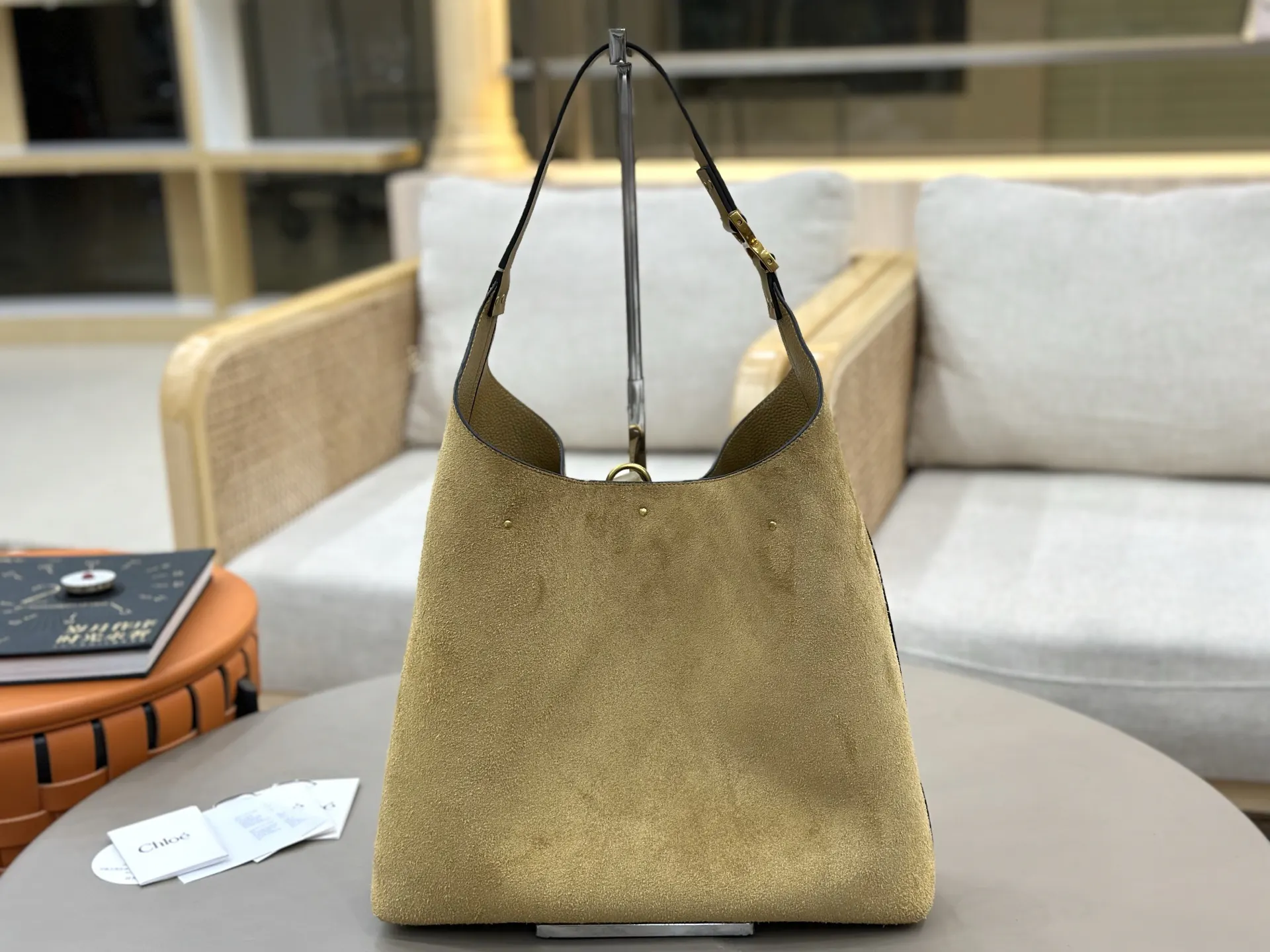 Hobo Shoulder Bag Vintage Leather