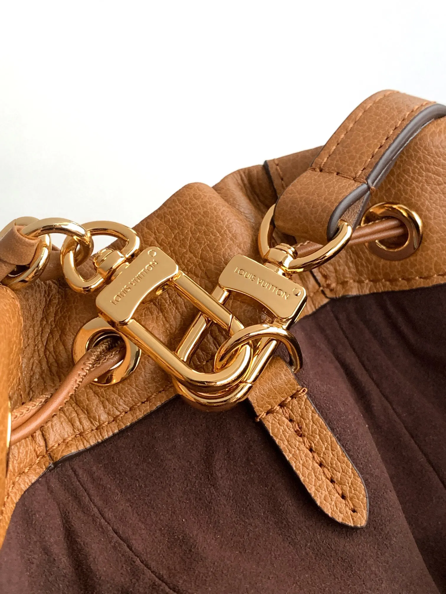 Black Brown Chain Bag Leather