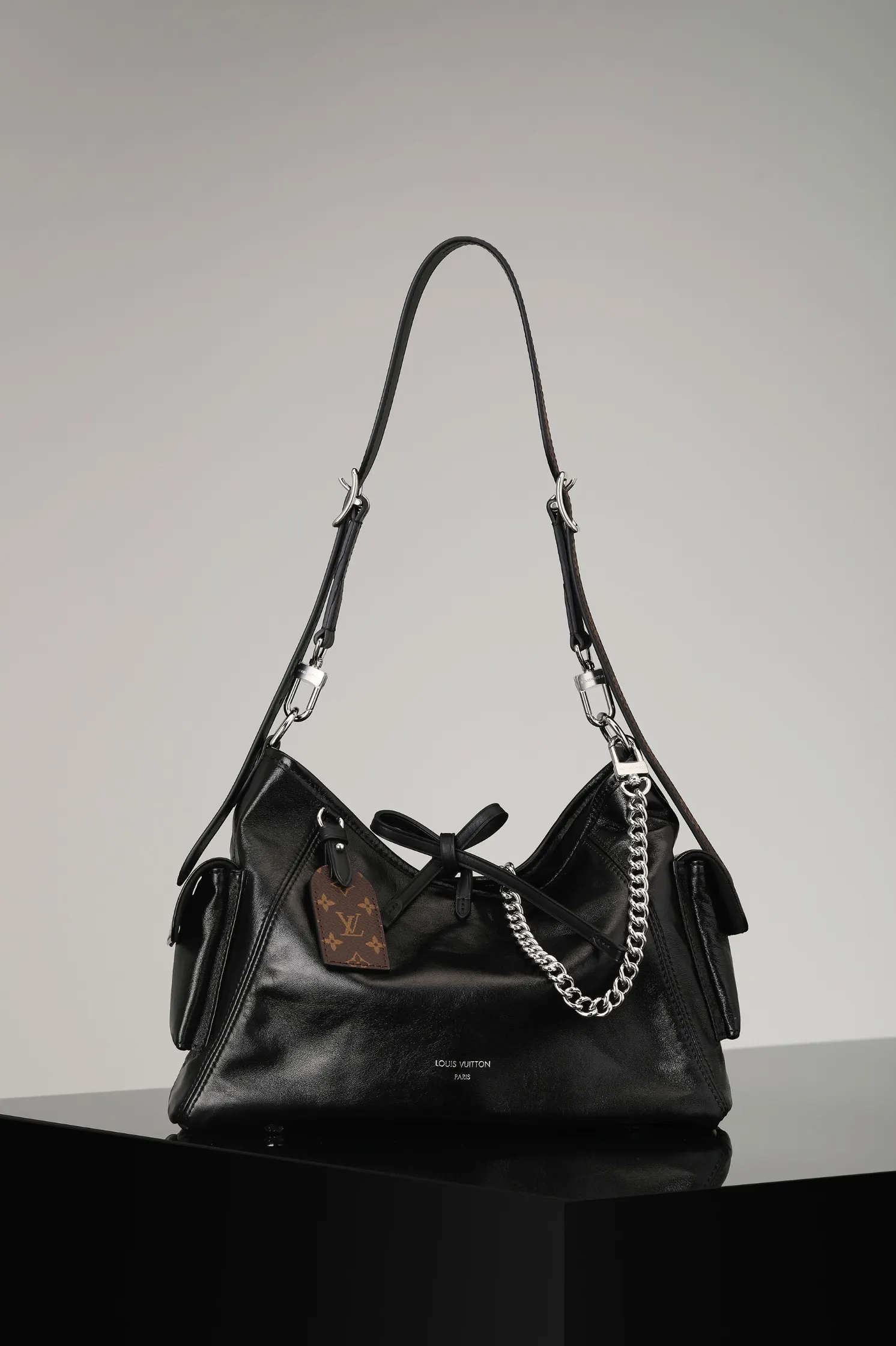 CarryAll 黑色 老花 链条包 精致链条款