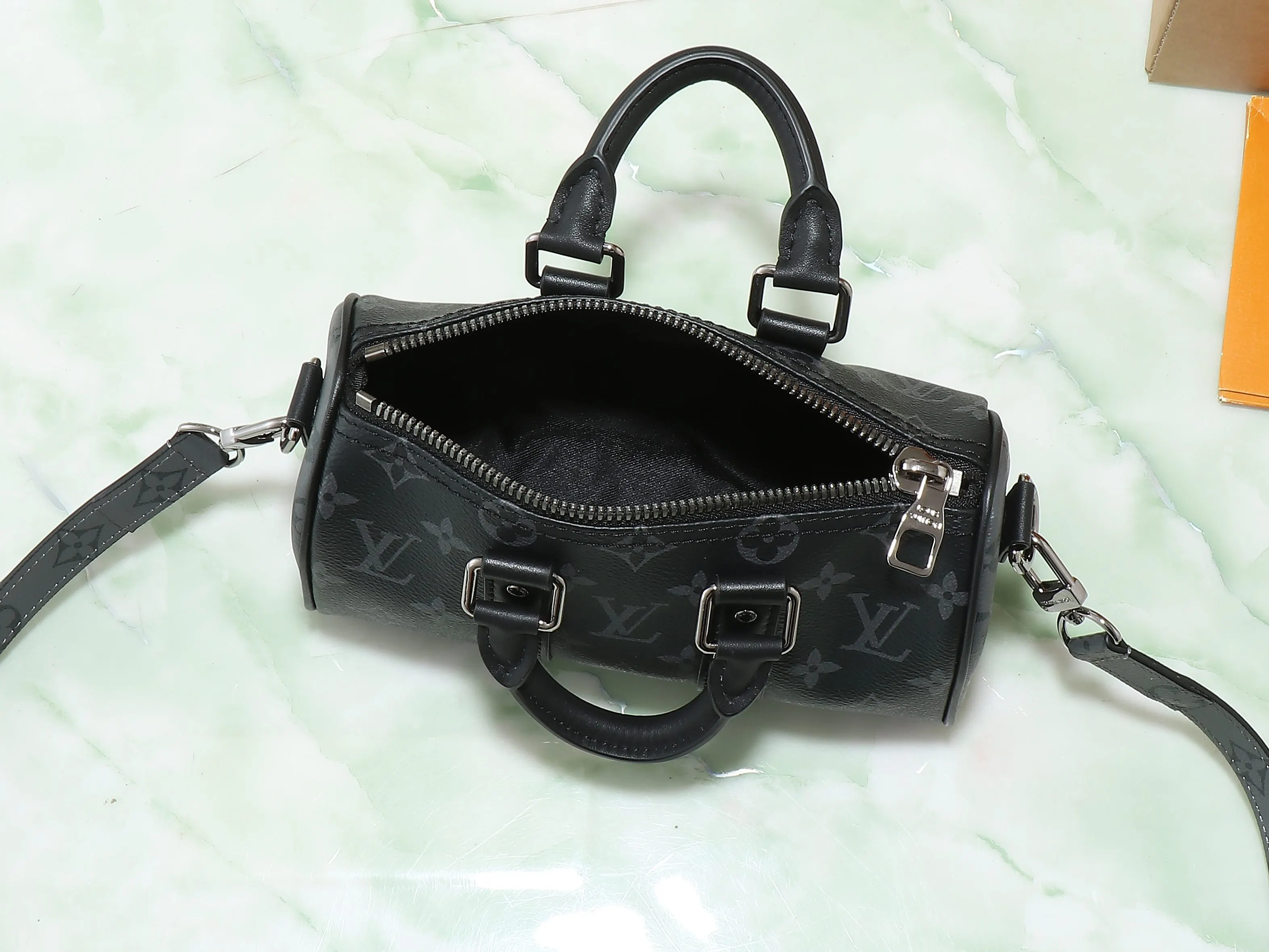 LV Keepall 黑色老花 旅行袋 大容量出行款(數字8)