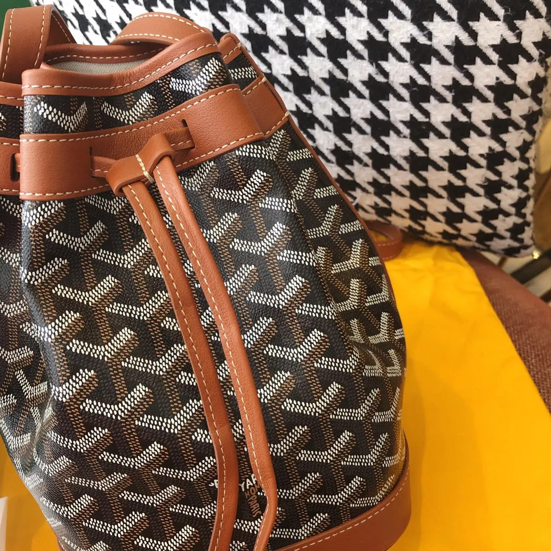 Goyard 棕色 老花 帆布 水桶包 休閒水桶款