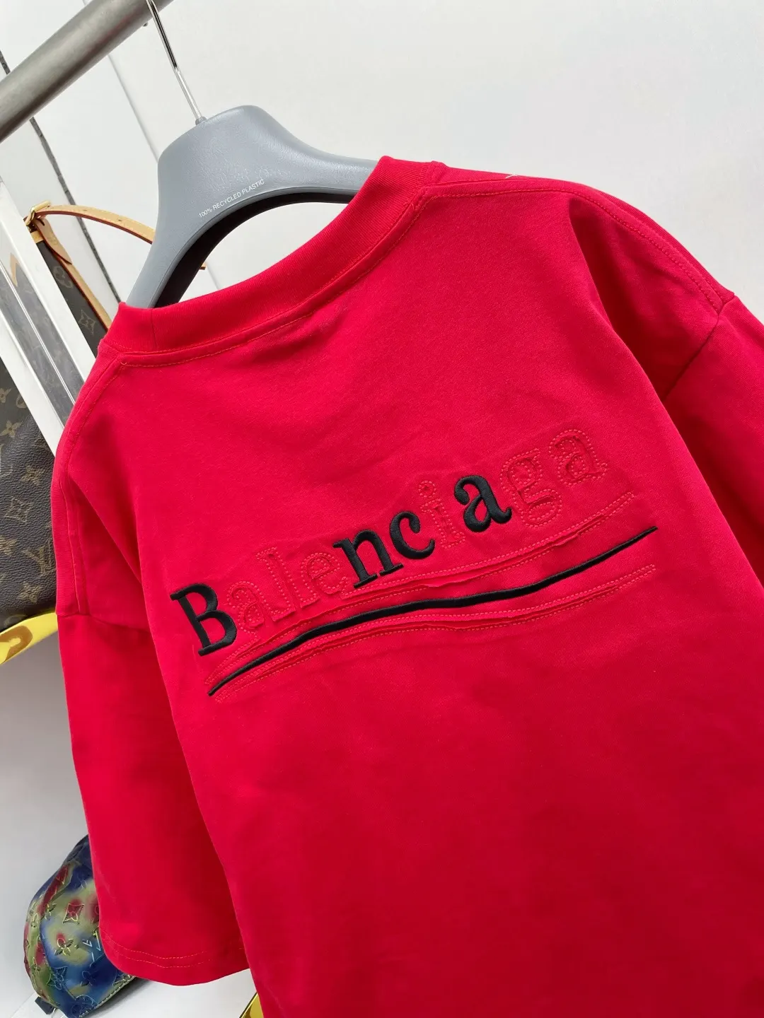 Balenciaga 26Ss Logo Letter Short Sleeve T-Shirt Street