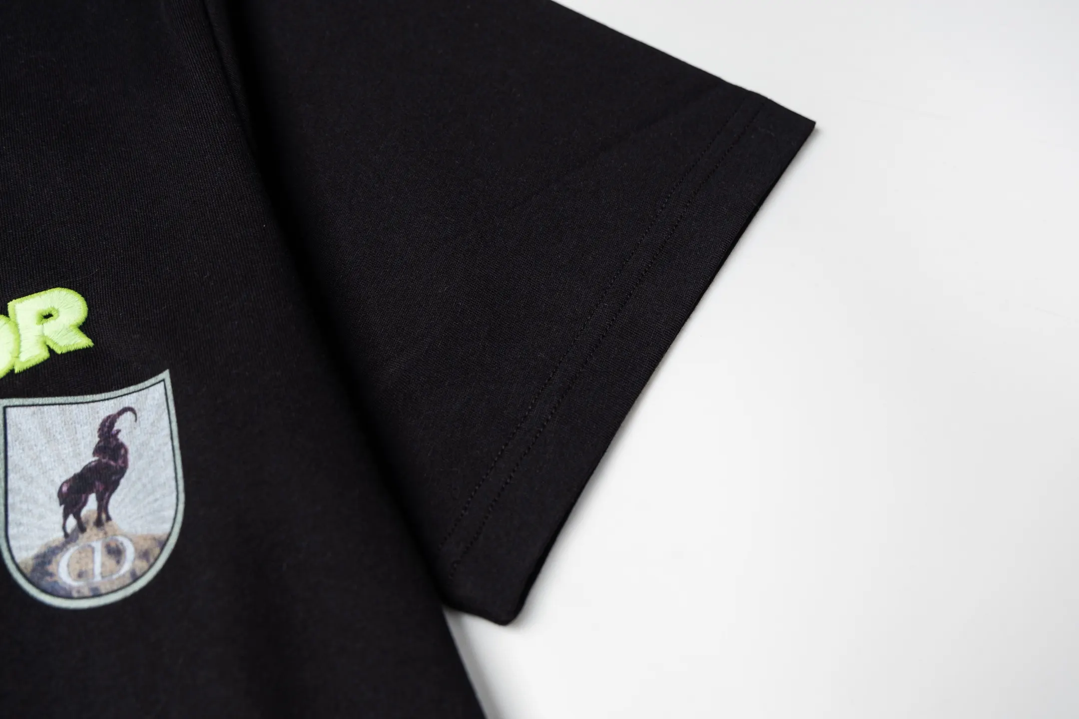 Dior Embroidery Short Sleeve T-Shirt