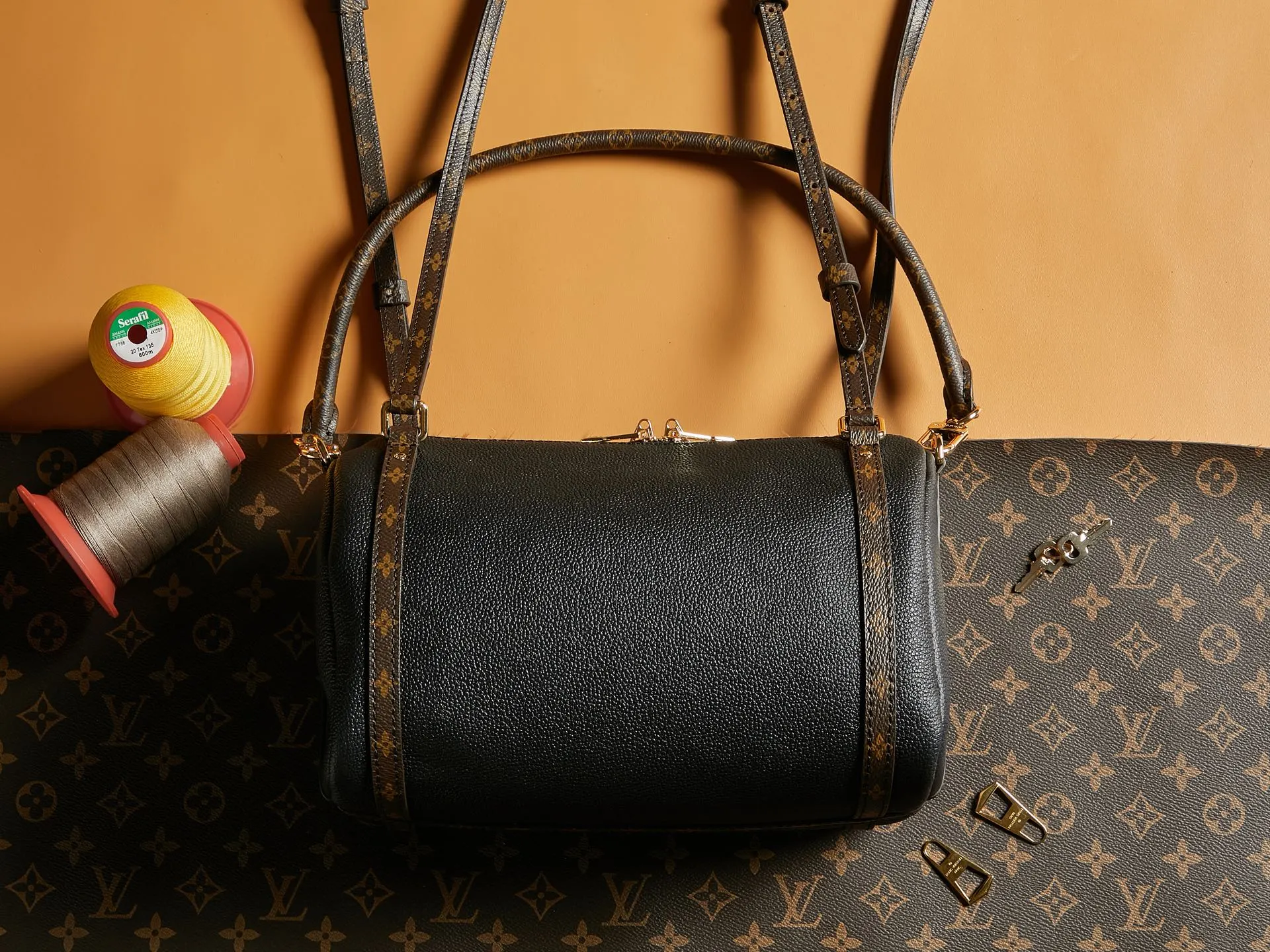 LV Keepall 牛皮 旅行包 大容量旅行款
