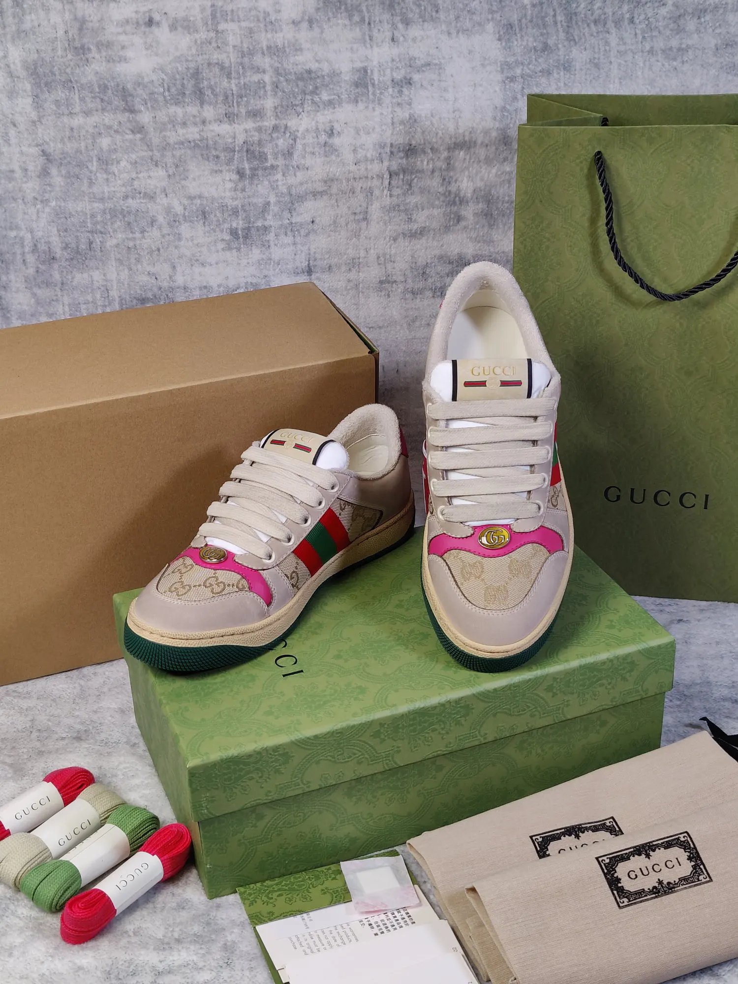 Gucci Logo休闲运动鞋 百搭款