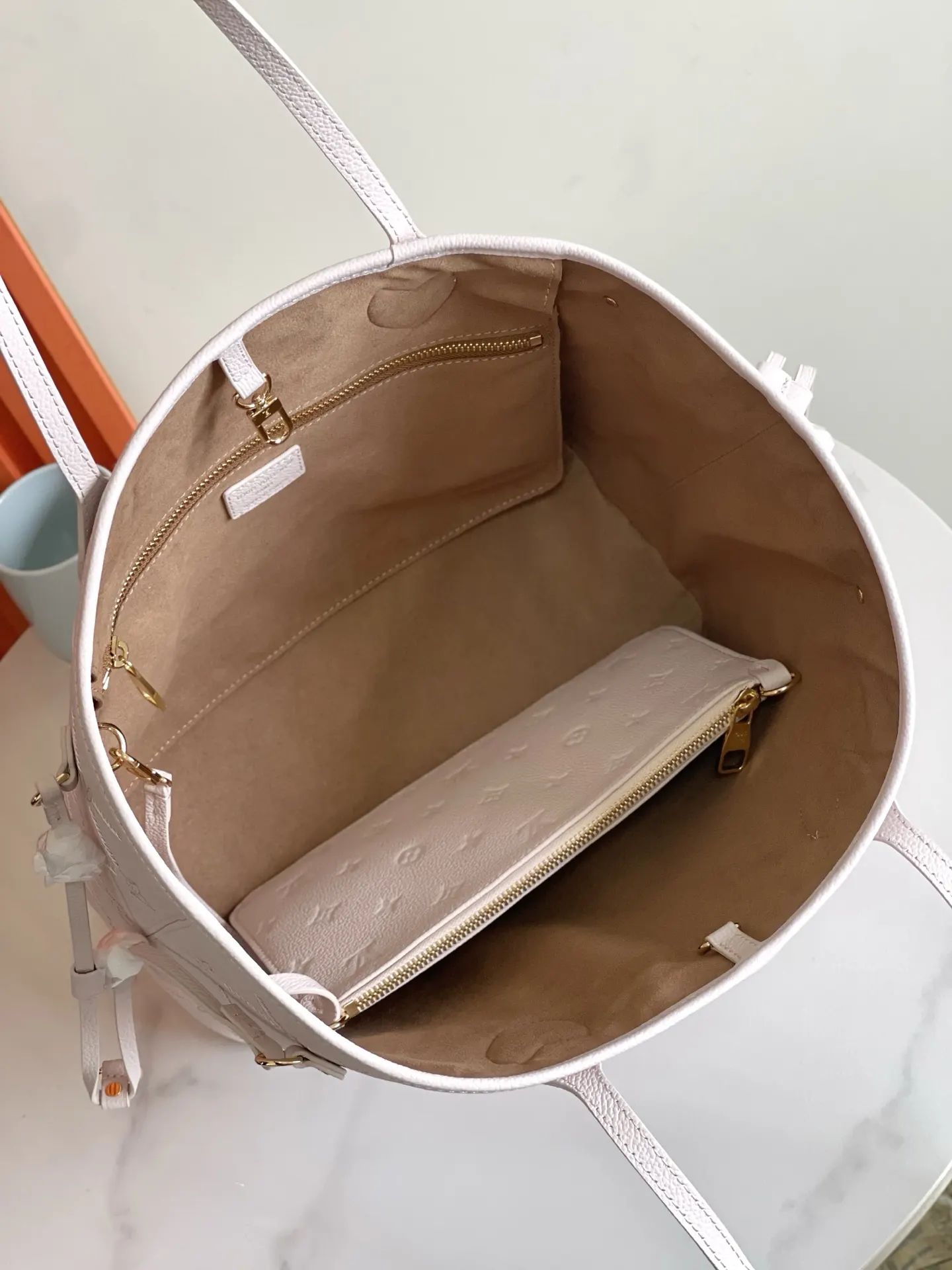 LV Neverfull 粉色 Mo托特包 大容量托特款