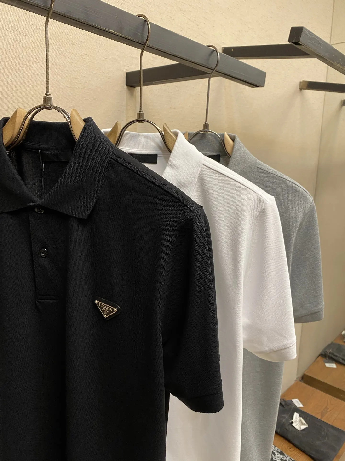 Prada Logo 棉質 Polo衫