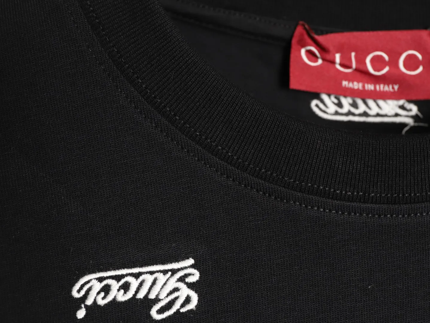 Gucci Logo Embroidered T-Shirt