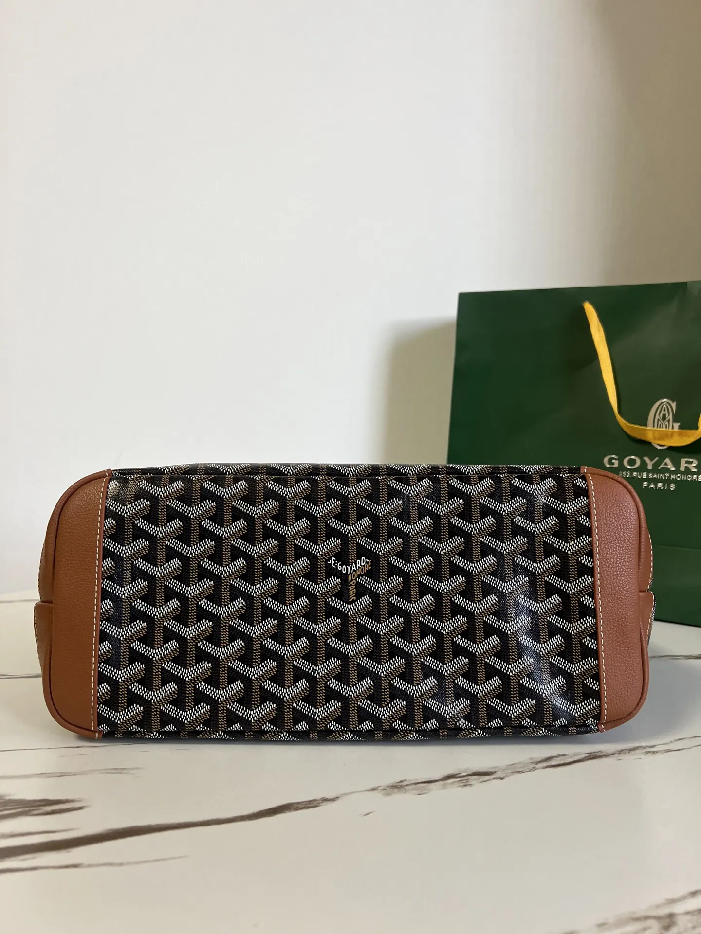Goyard 棕色 牛皮 托特包 大容量托特款