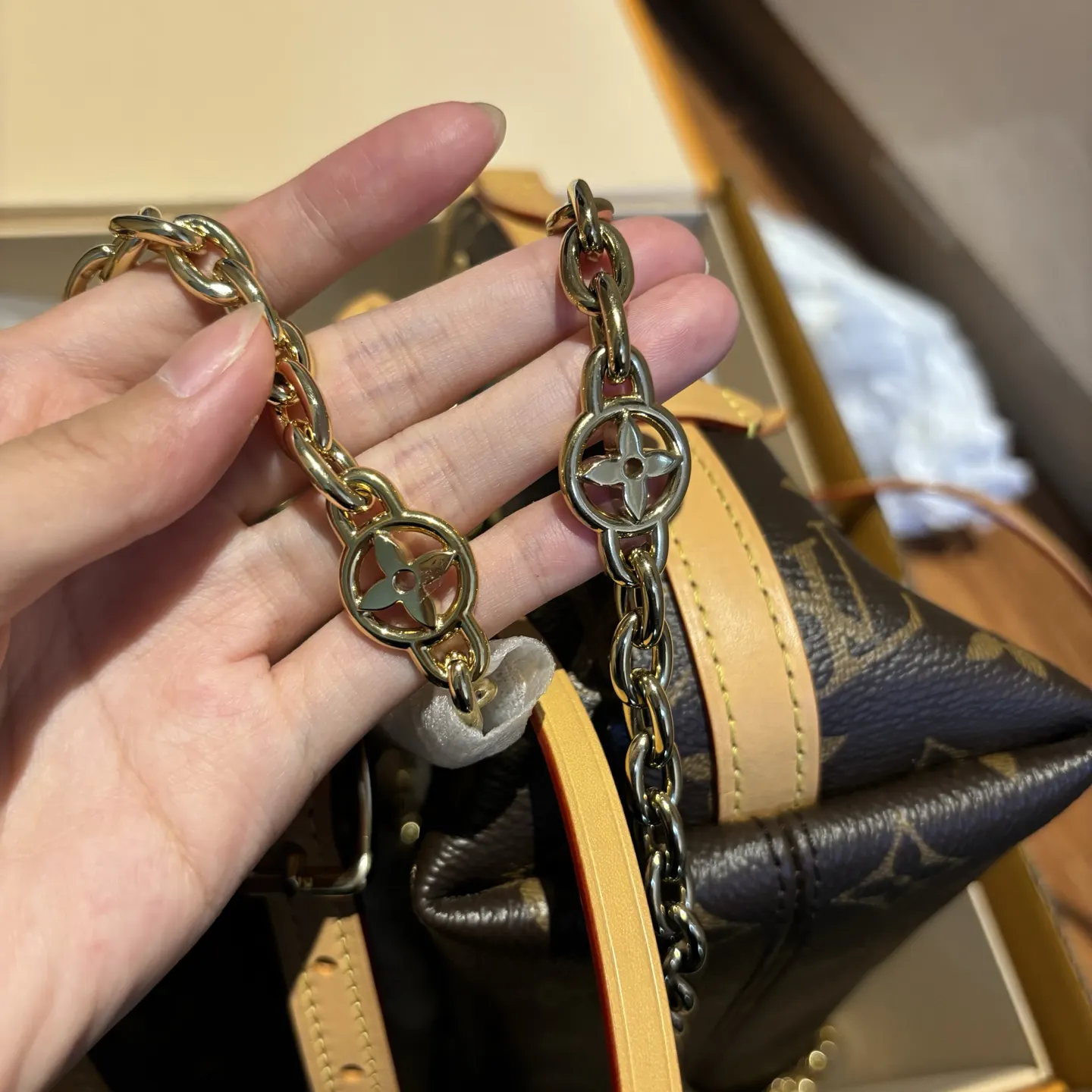 CarryAll 老花 链条包 精致链条款