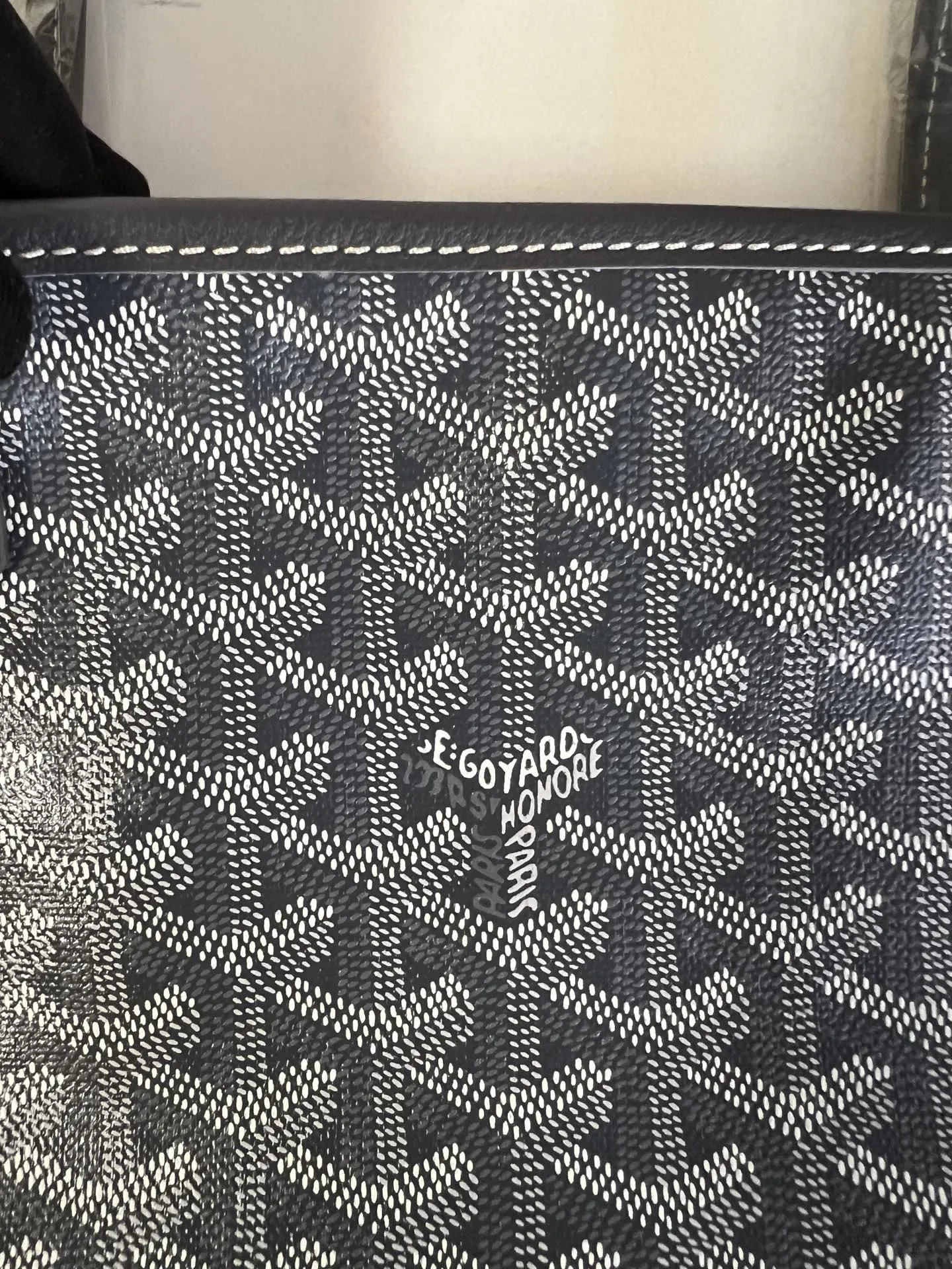 Goyard 灰色 牛皮 托特包 大容量托特款