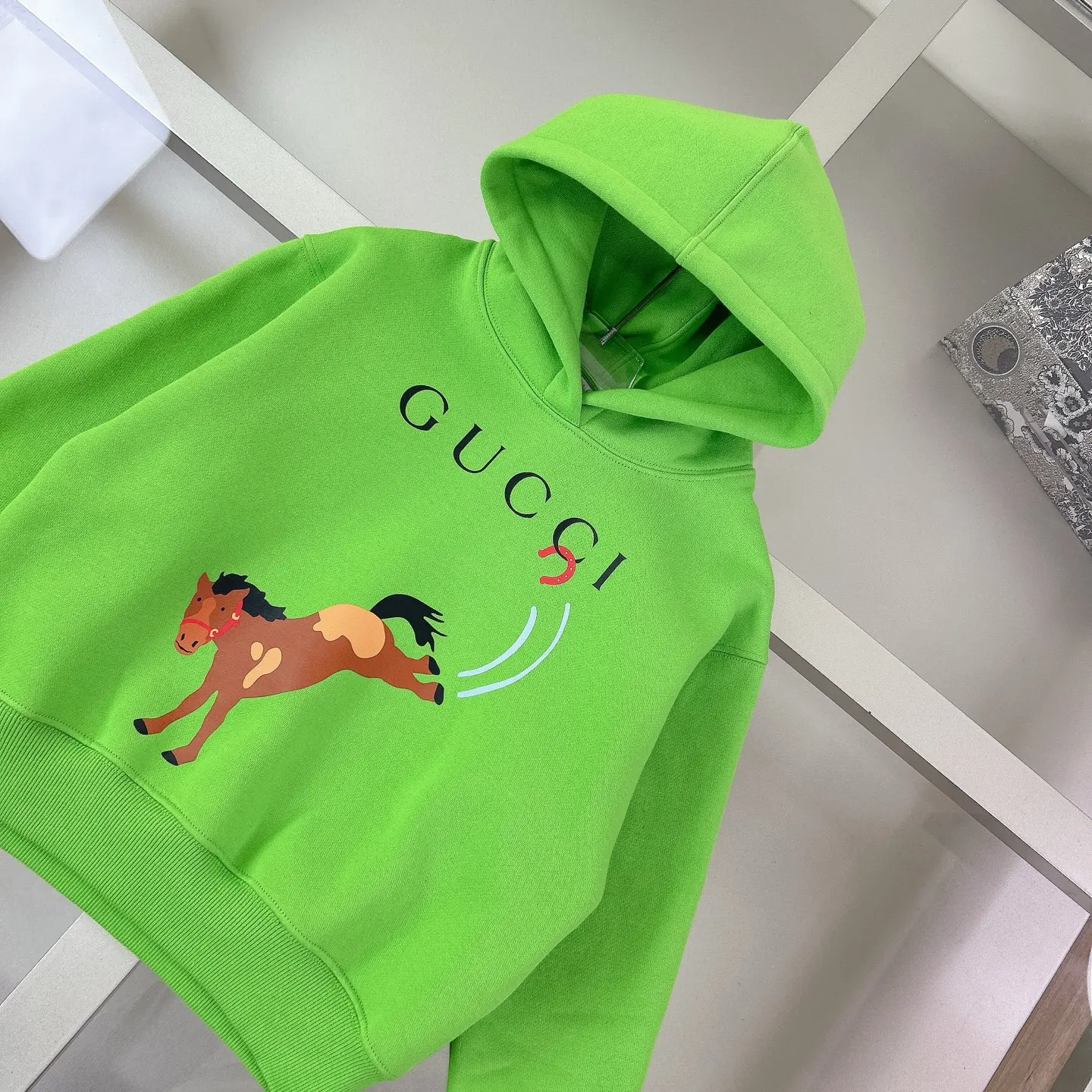 Gucci Logo印花圆领卫衣