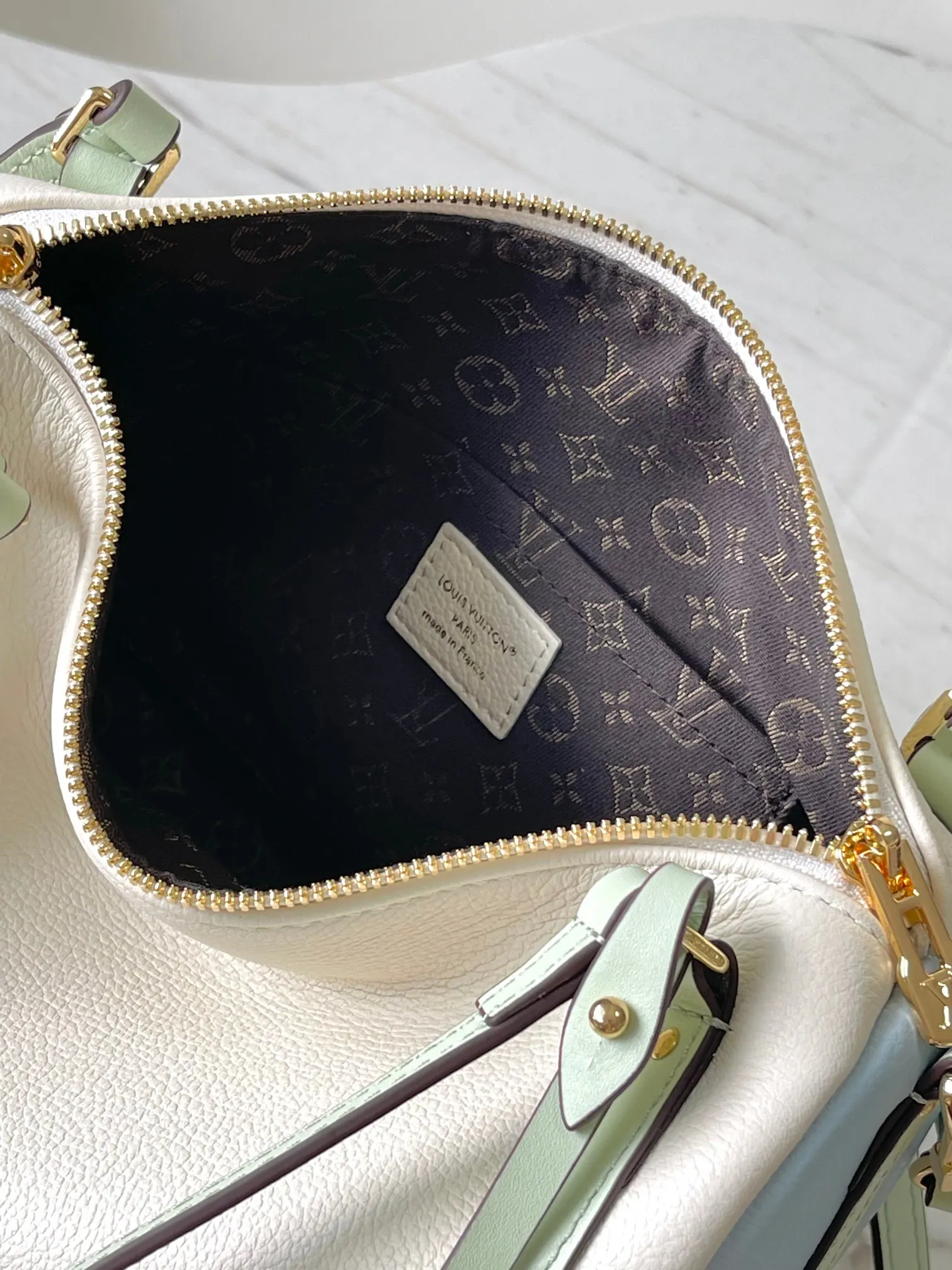 LV Keepall 黑色 白色 牛皮 旅行袋 大容量旅行款