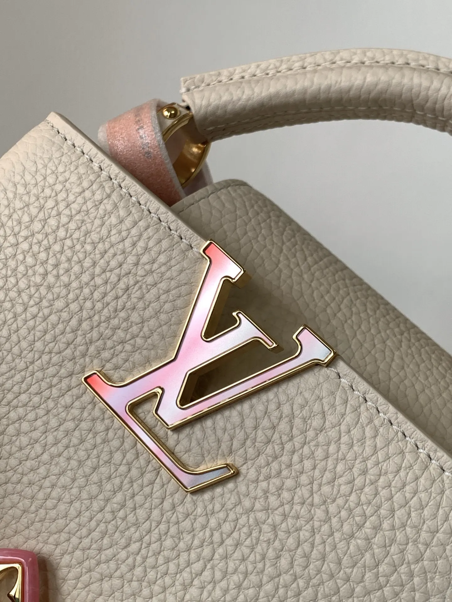 LV 黑色老花Keepall旅行袋 皮革肩带款｜ORBUYBAG 岚奢包高端时尚精品