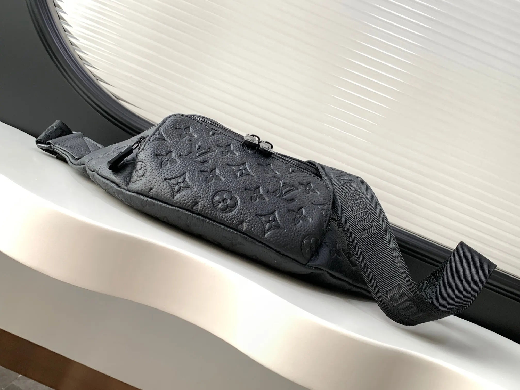 Black Belt Bag Casual Leather