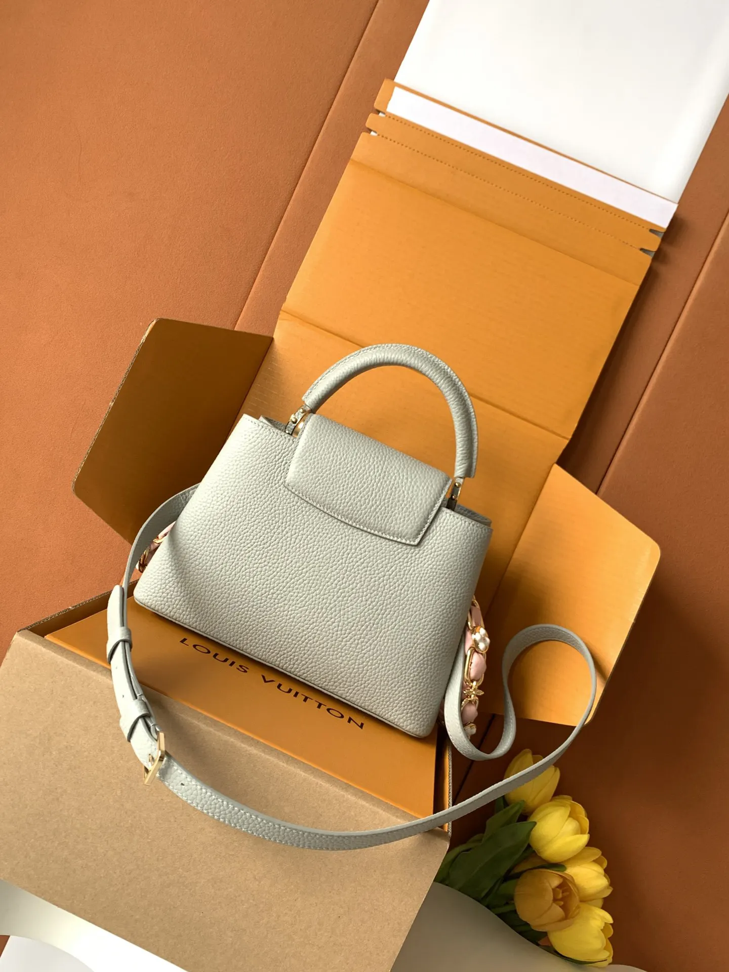 LV 綠色压纹鏈條手提包 小號款｜ORBUYBAG 嵐奢包高端時尚精品