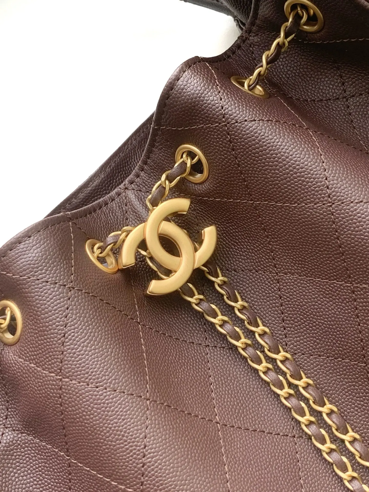 CHANEL Hobo 进口 免税 球纹皮嘻哈包 腋下包 復古腋下背款