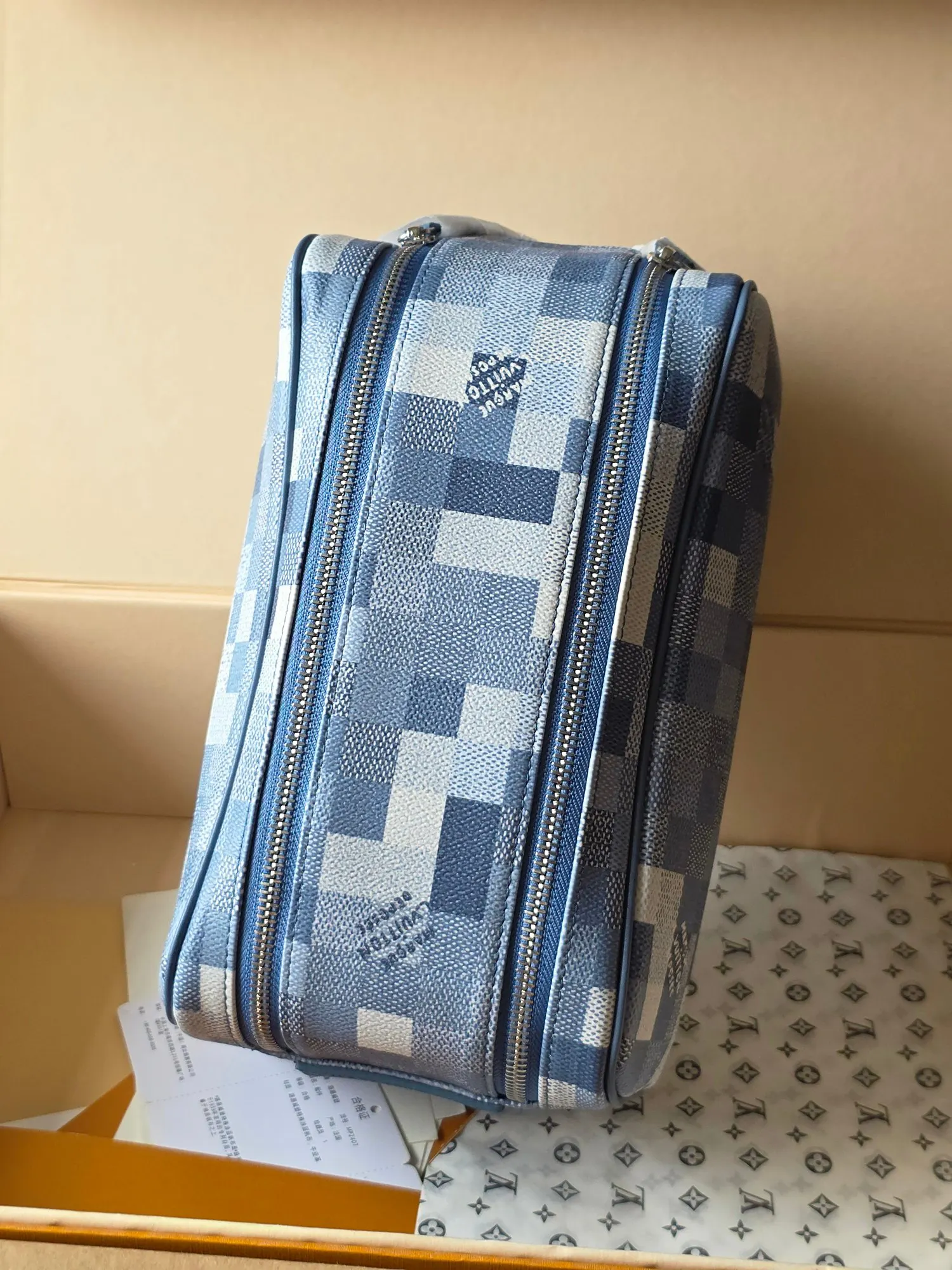 Cosmetic Pouch Leather
