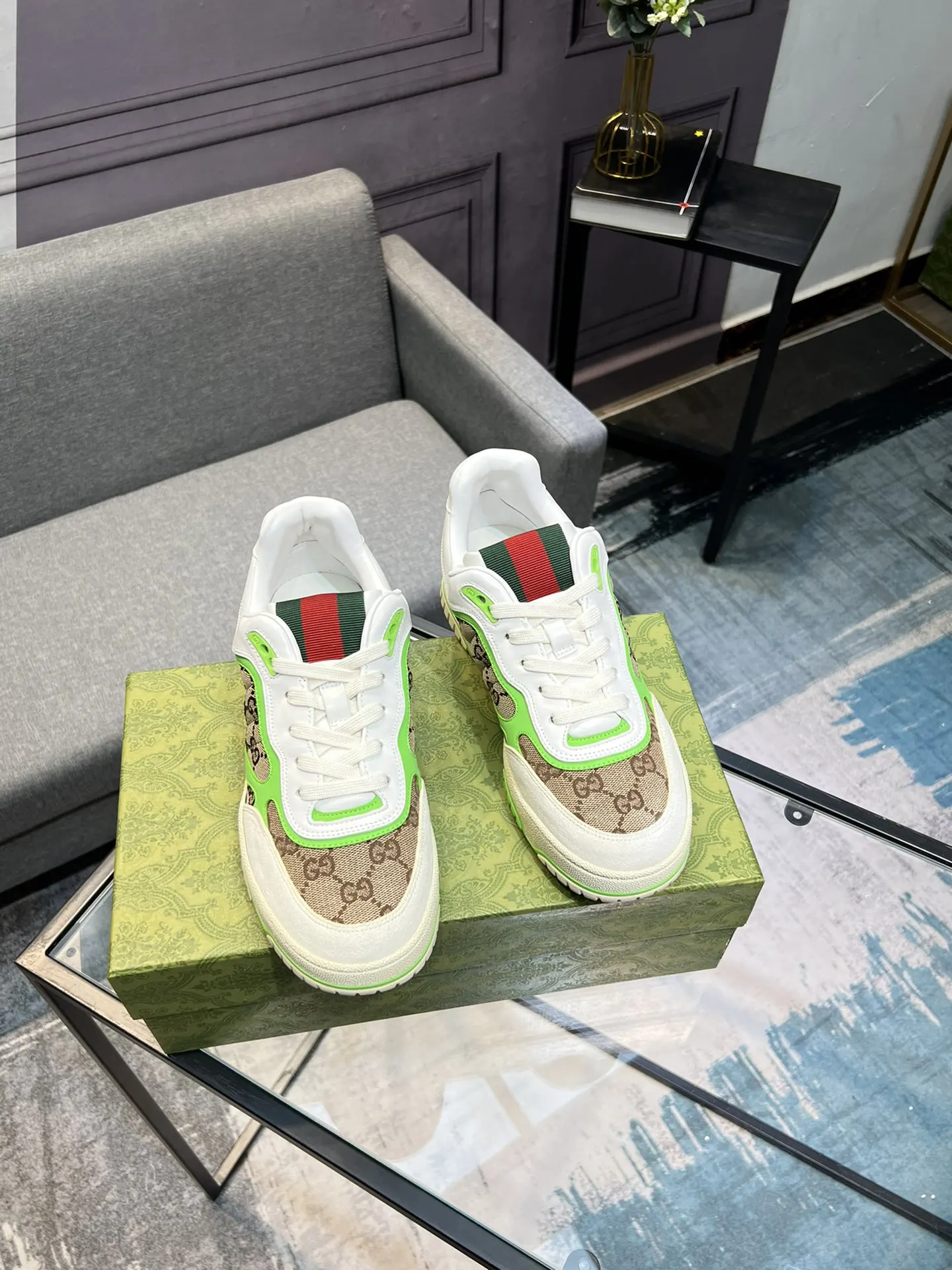 Gucci Logo休闲运动鞋