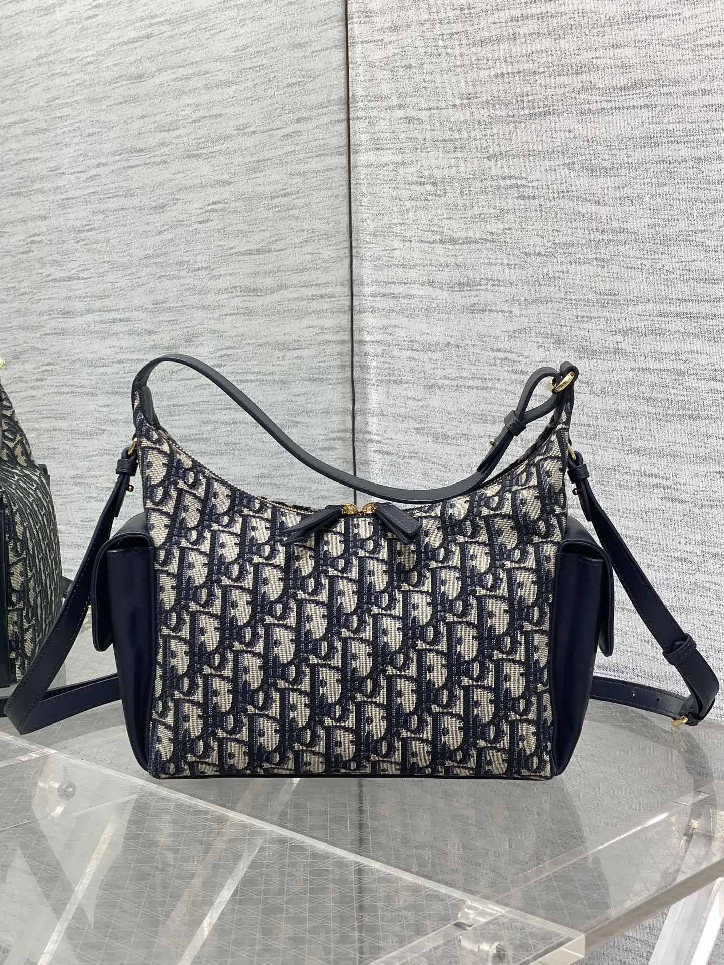Dior Hobo Shoulder Bag Vintage Leather