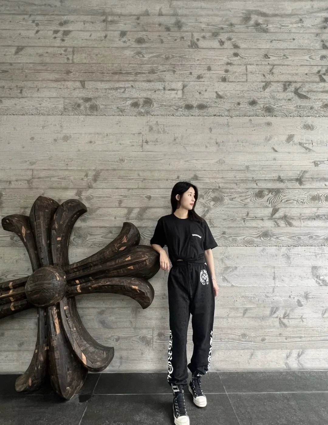Chrome Hearts Black Print Pants Loose Casual Style Image 9 Chrome Hearts Black Print Pants Loose Casual Style Image 9