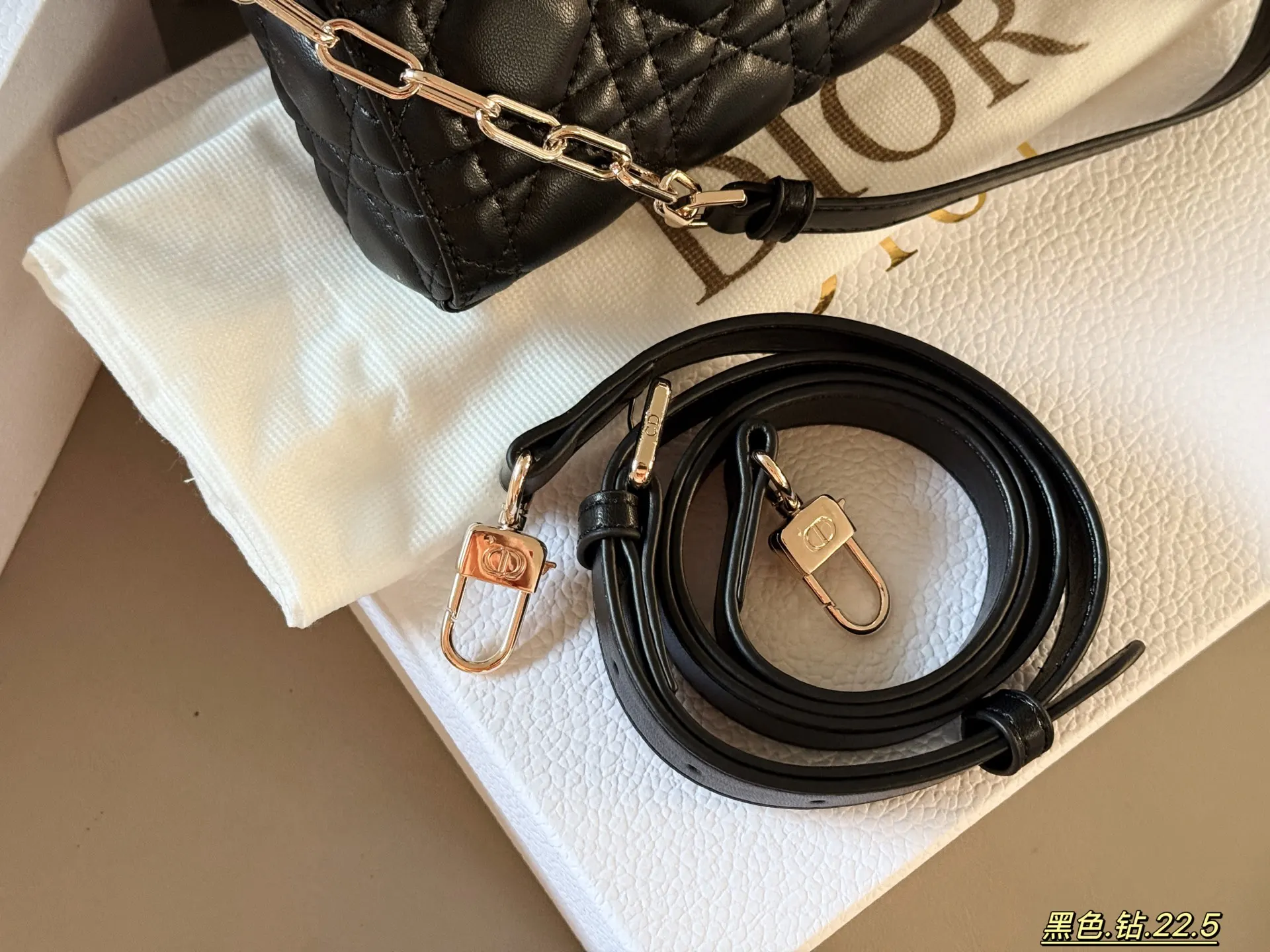 Dior 盒 水钻 横版 戴妃 包包 單肩包 日常單肩背款