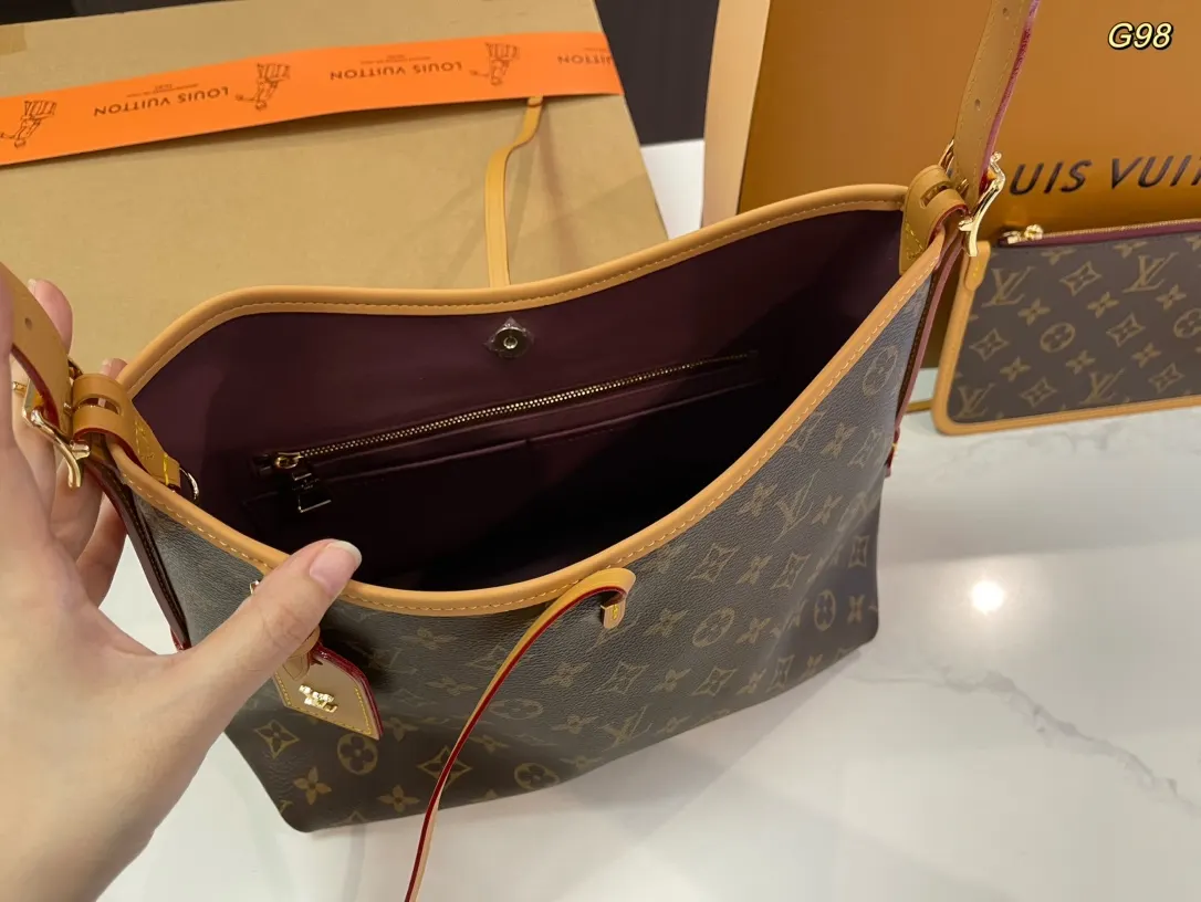 LV CarryAll 帆布 手拿包 精致手拿款
