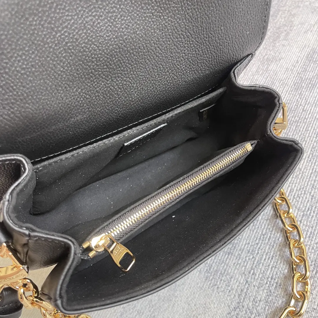Black Chain Bag Leather