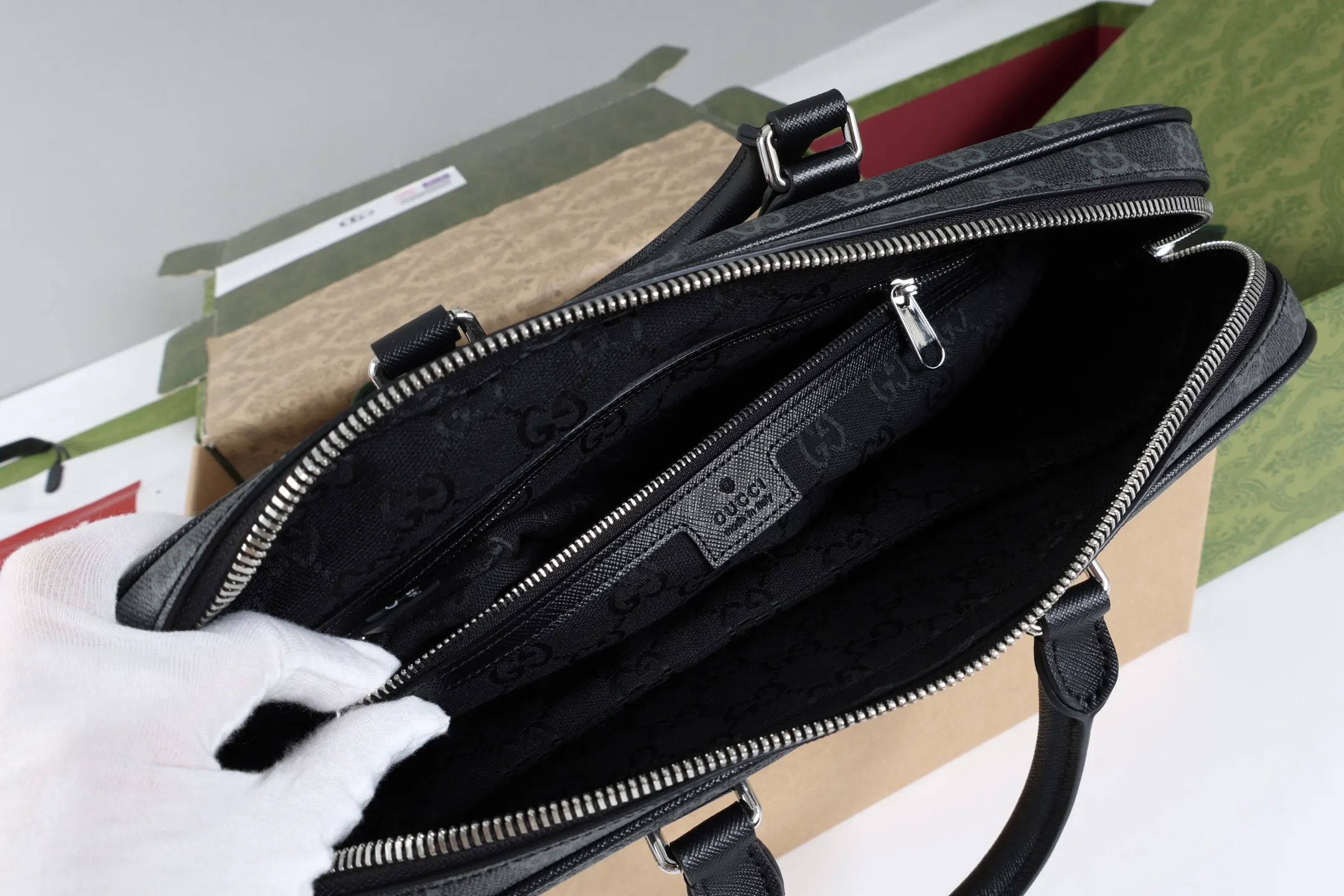 Black Chain Bag Leather