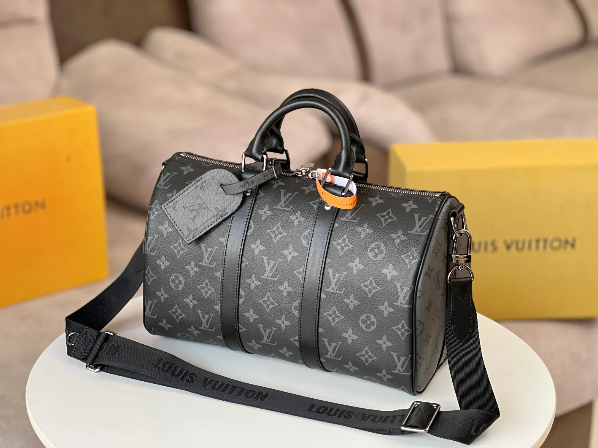 Black Fashion Item Travel Canvas
