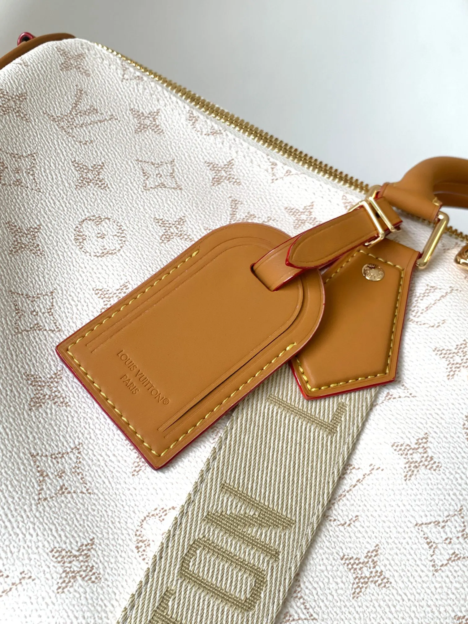 White Fashion Item Travel Leather