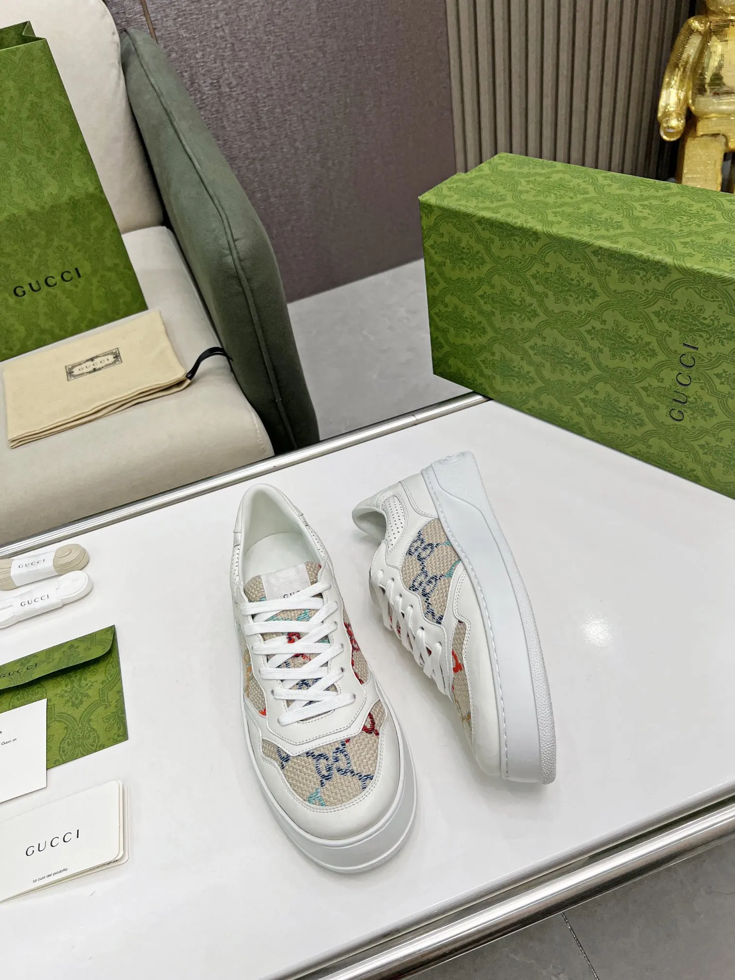 Gucci Logo休闲运动鞋