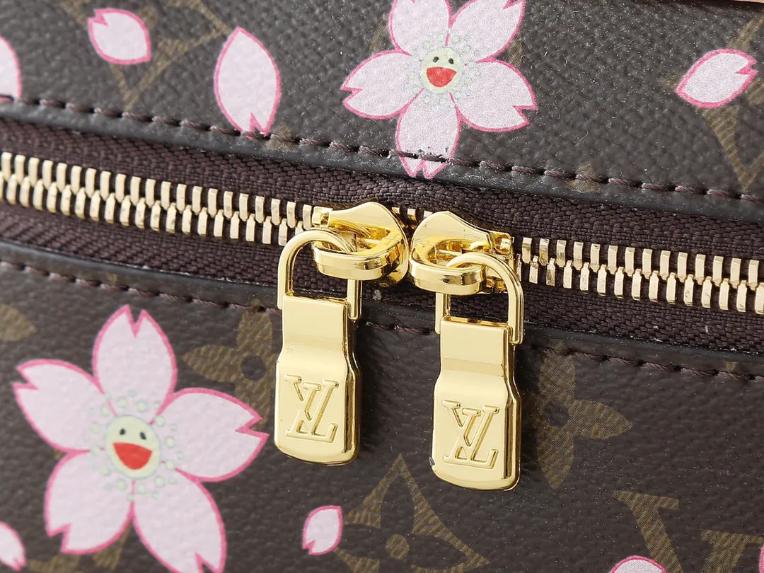 LV 牛皮 化妝包 便携收納款