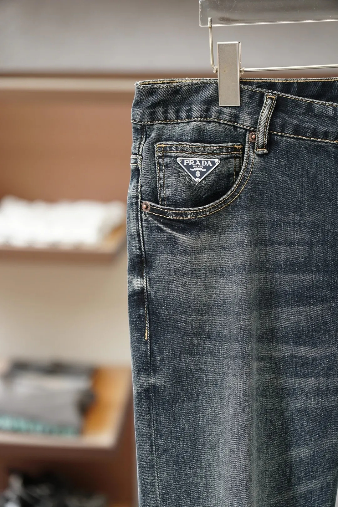 Prada Denim Jeans Relaxed Fit Pants