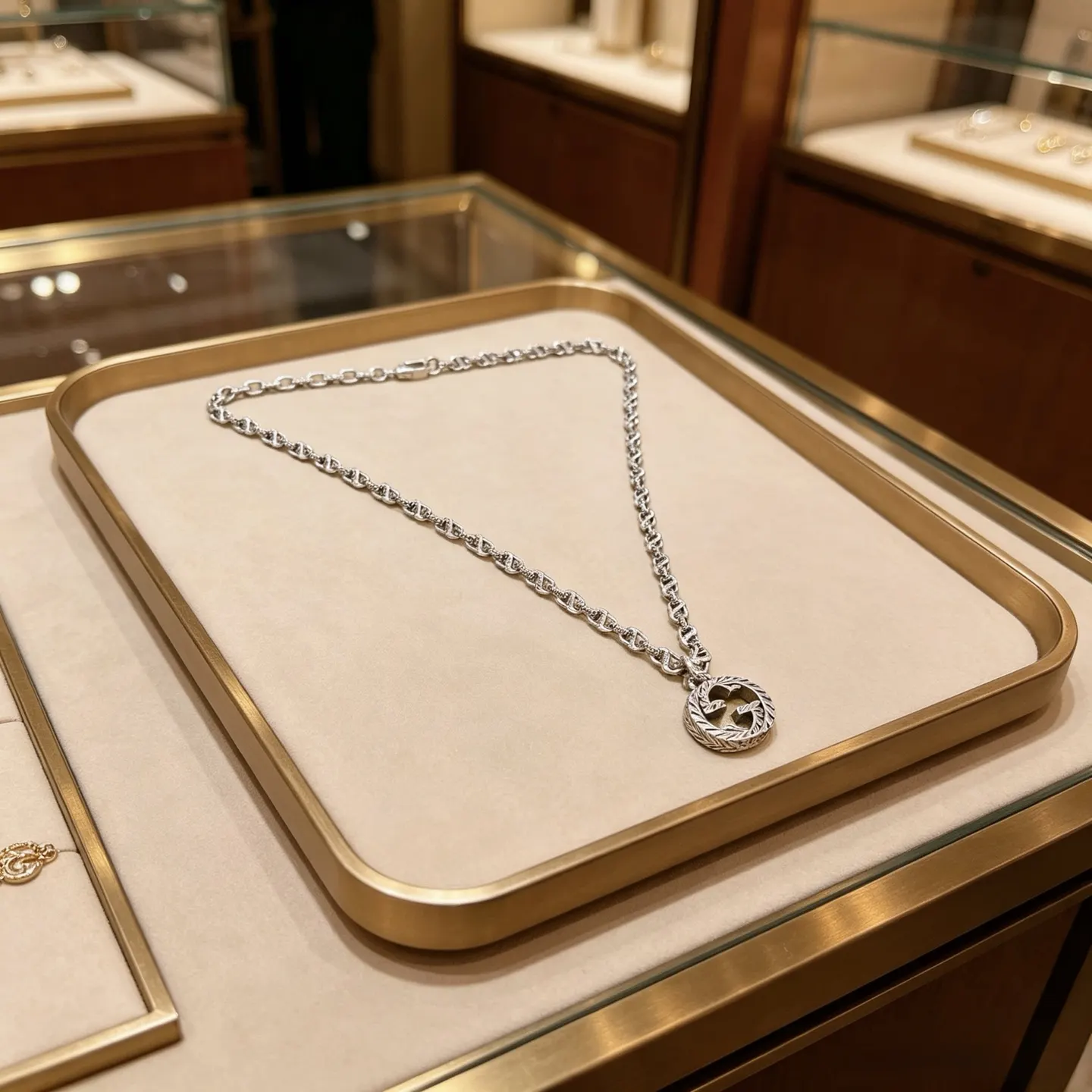 Gucci 链条包 单肩斜挎